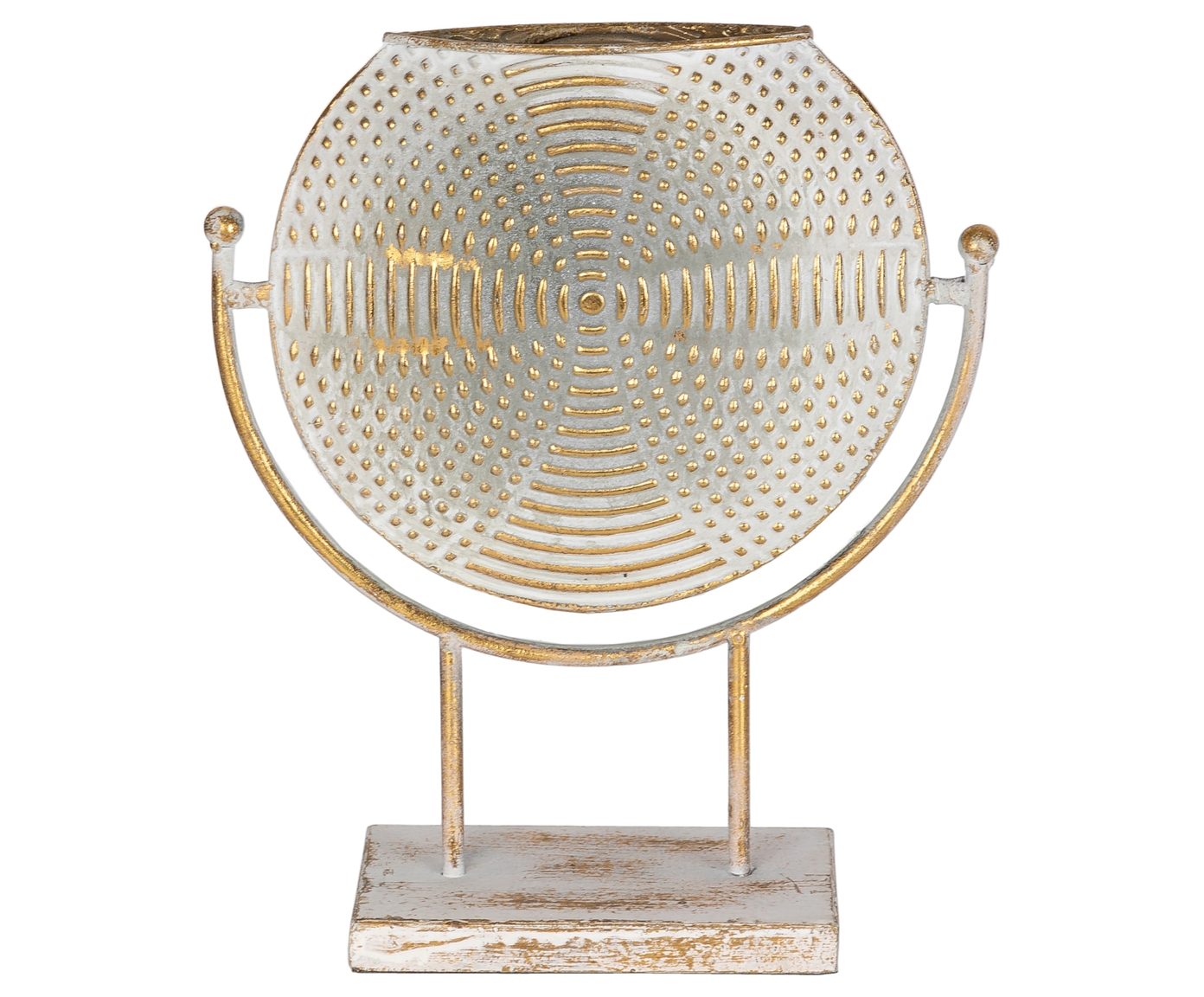 Изображение товара Кашпо Гласар 57-079 на ножках, серый/серебристый, 41x12x40.5 см