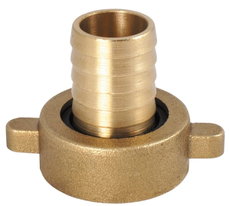Изображение товара Штуцер с накидной гайкой и прокладкой 3/4"х18 мм латунь