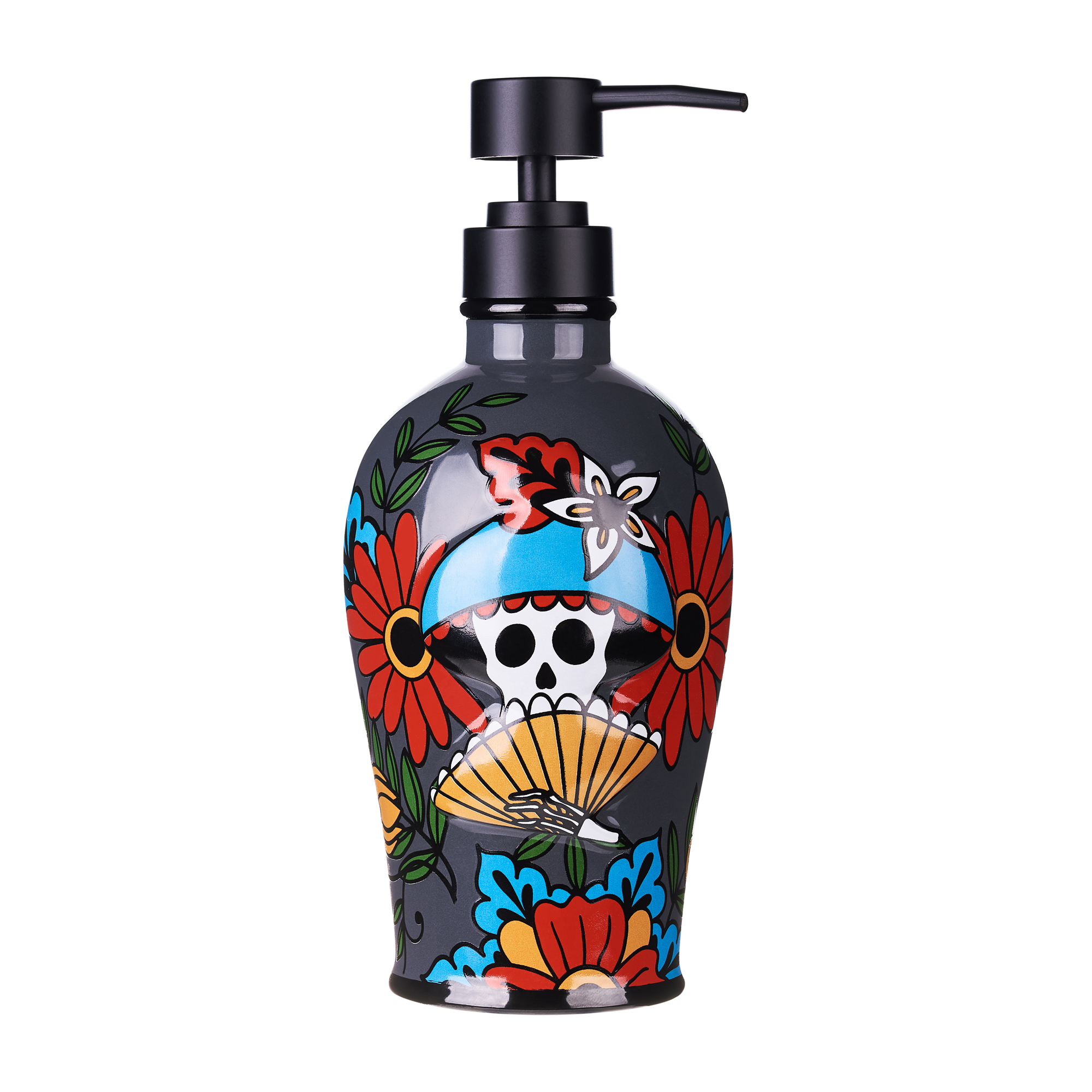Изображение товара Дозатор для жидкого мыла Moroshka Los Muertos цвет серый