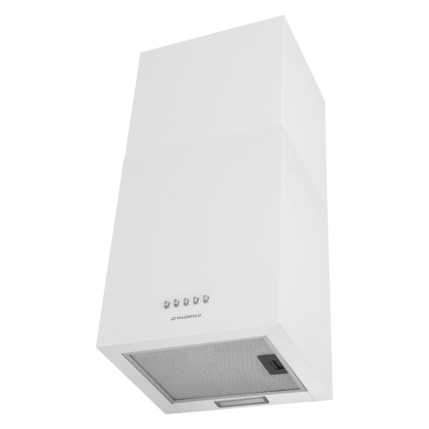 Изображение товара Встроенная вытяжка MAUNFELD BOX Push 40 1000 м³/ч белая регулировка высоты