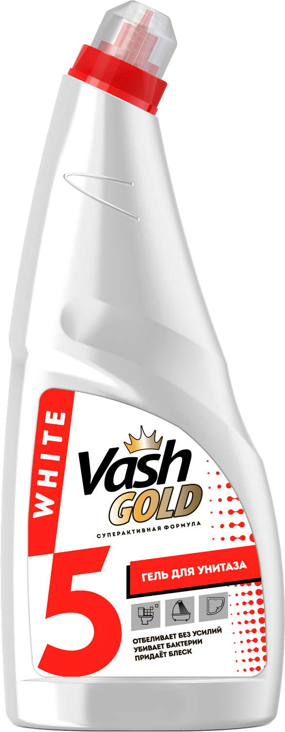 Изображение товара Гель для чистки унитаза Vash Gold 750 мл Изображение товара Гель для чистки унитаза Vash Gold 750 мл