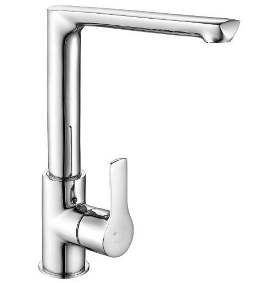 Изображение товара Смеситель для кухни однорычажный E.C.A. с выдвижным изливом и фильтром, хром