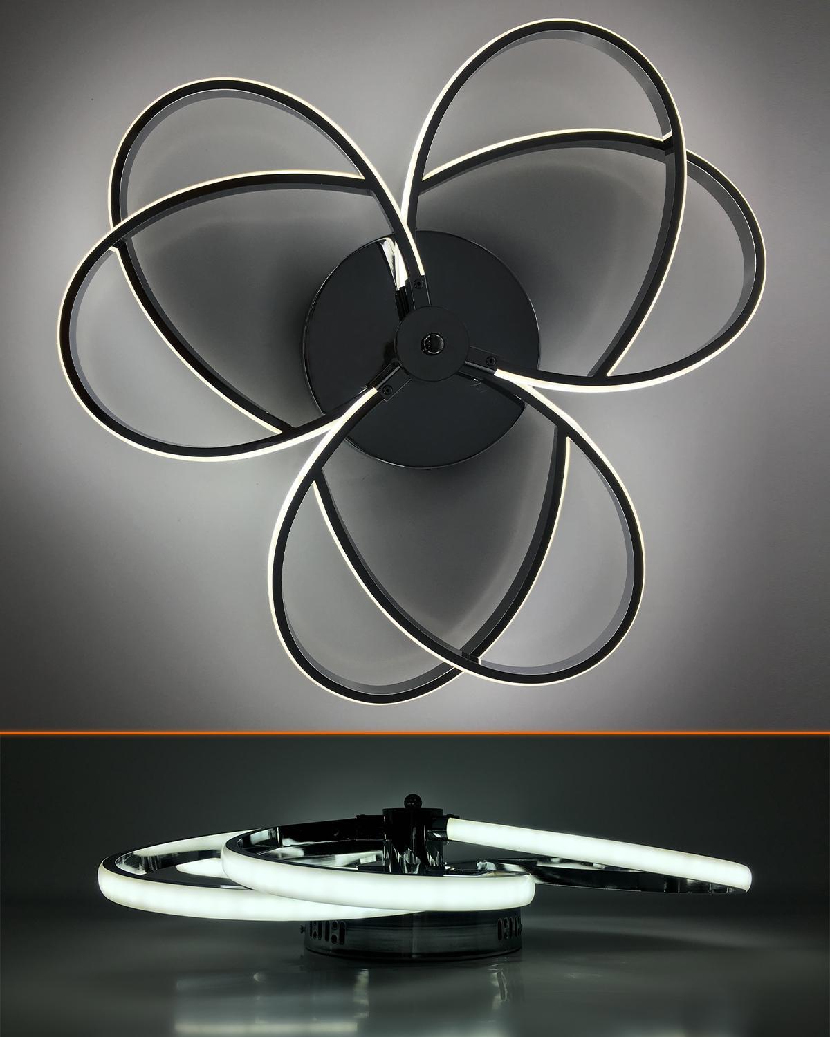 Изображение товара Люстра потолочная светодиодная ESTARES VIVIAN с пультом управления и изменением оттенков белого