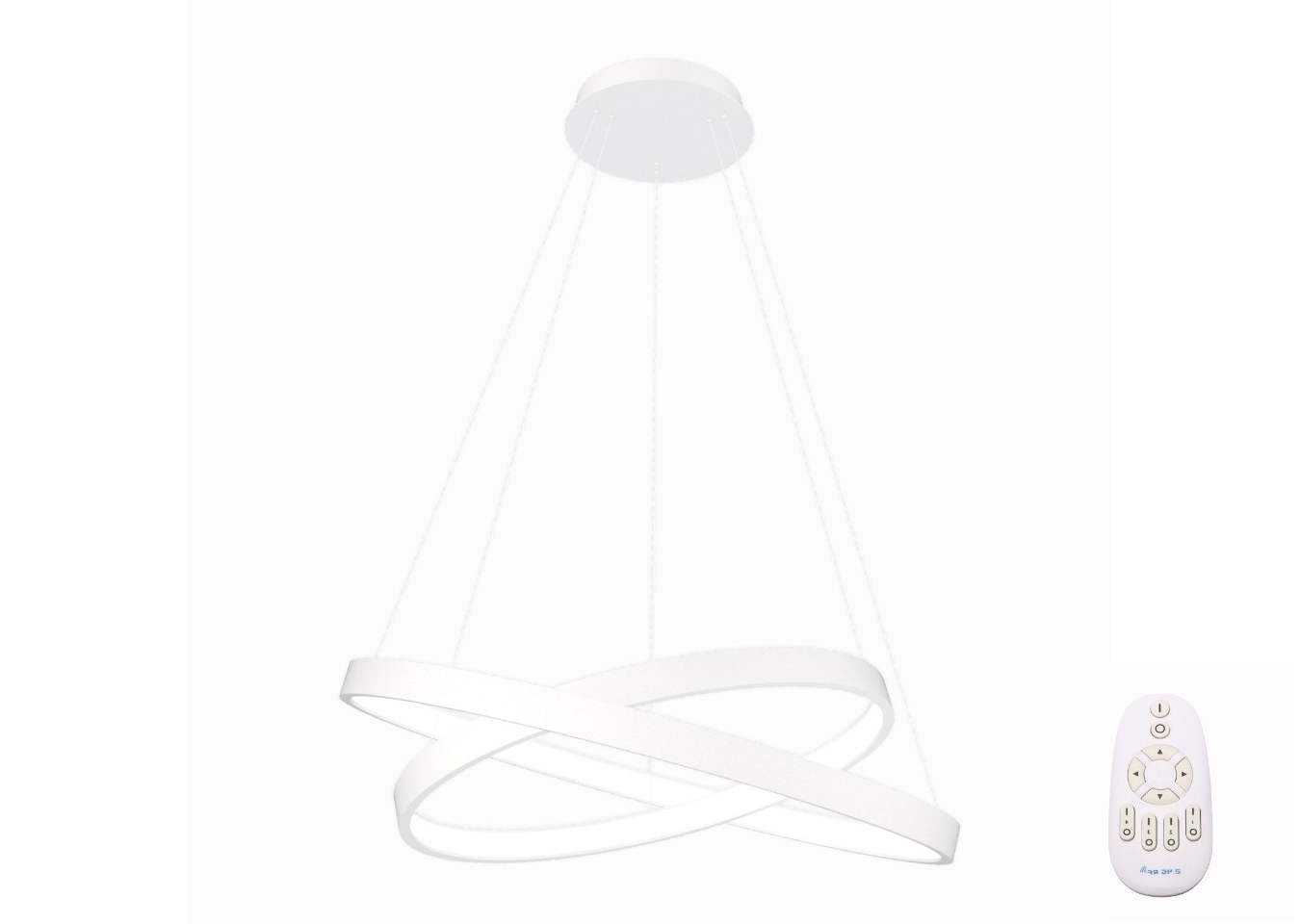 Изображение товара Современная светодиодная люстра LUCHERA TLRU2-40/50-01 DIM с пультом и регулировкой яркости
