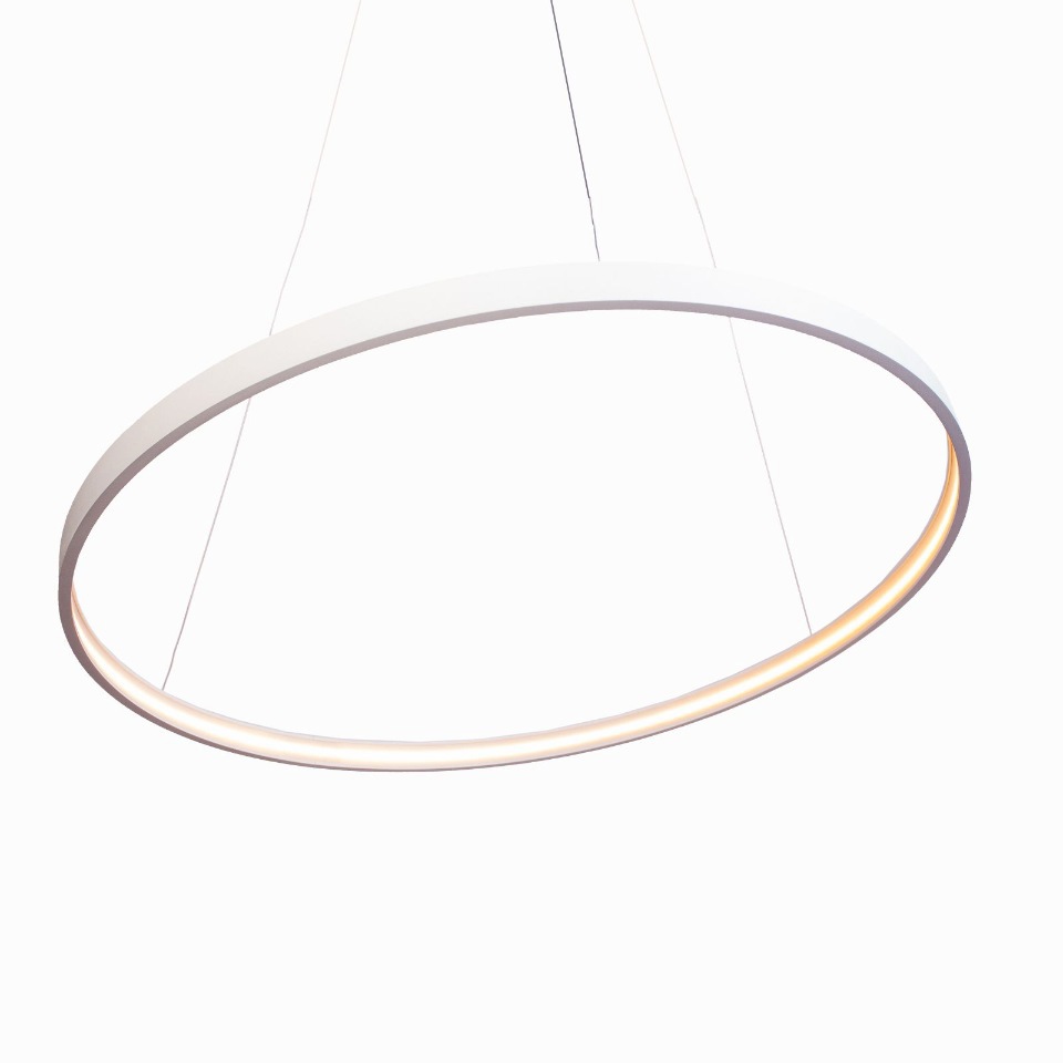 Изображение товара Люстра подвесная светодиодная LUCHERA TLRU1-70-01 DIM с пультом управления 23 м² теплый белый свет цвет белый