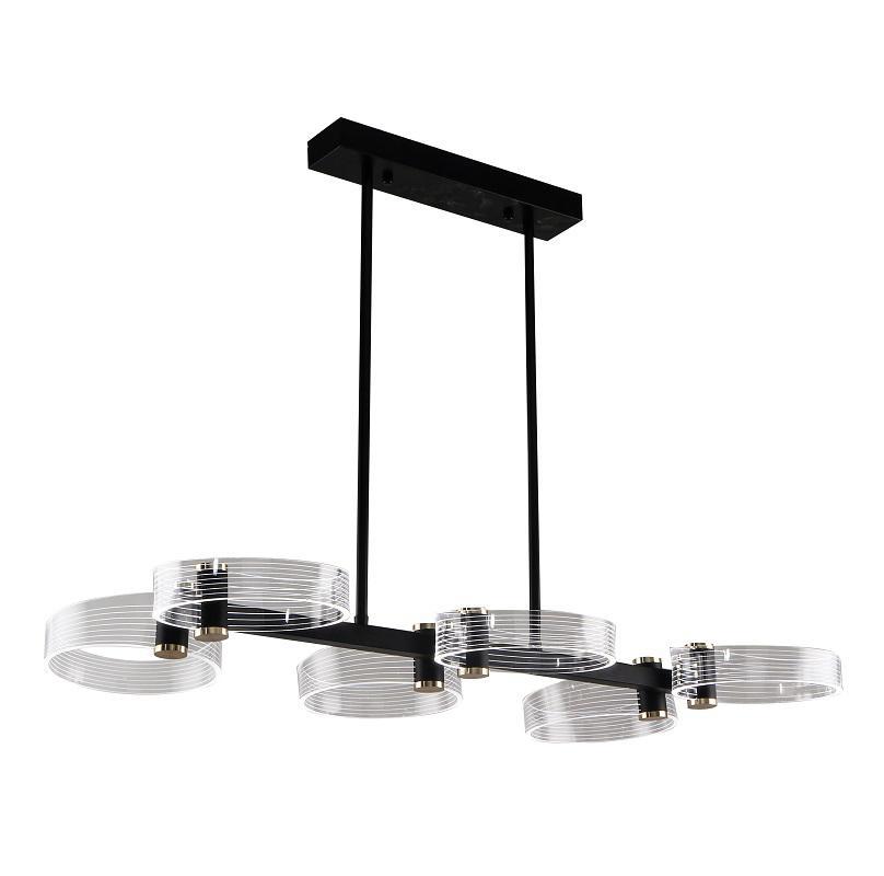 Изображение товара Люстра на штанге ESCADA с пультом, 15 м², теплый белый свет