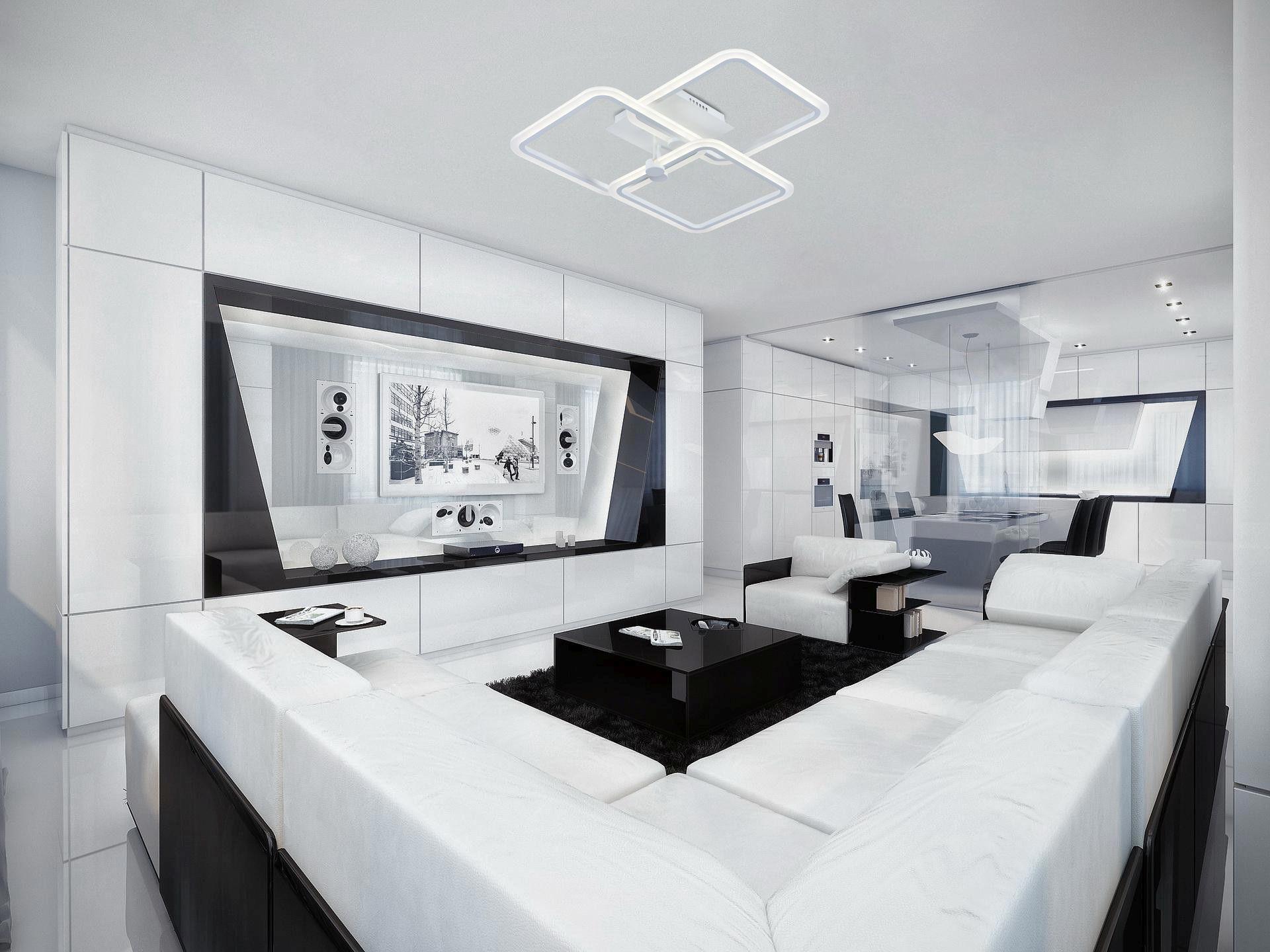 Изображение товара Светильник потолочный светодиодный ESCADA 10220/3LED 42 м² белый пульт регулировка