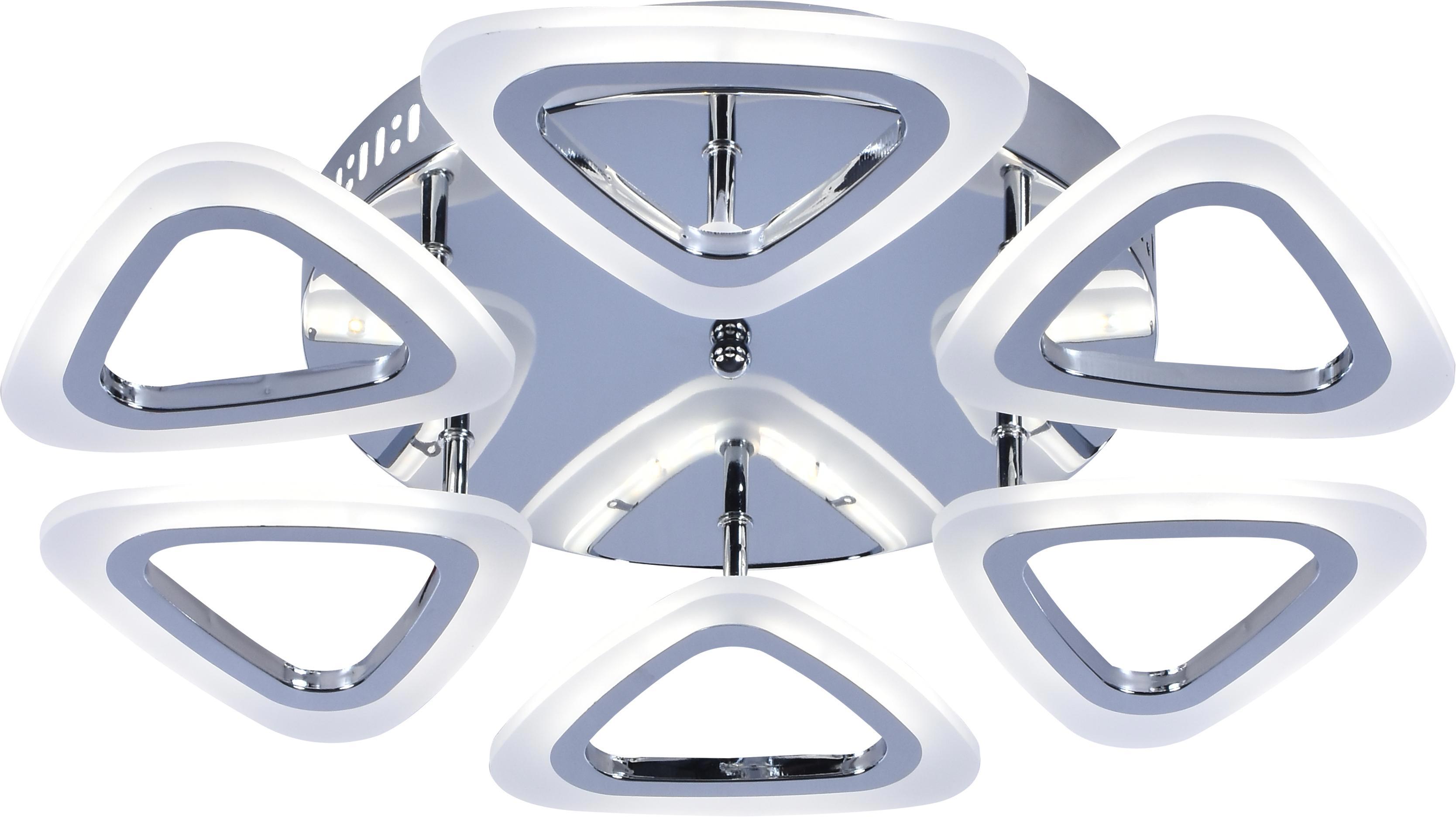 Изображение товара Люстра потолочная светодиодная ESCADA с пультом управление 12 м² хром