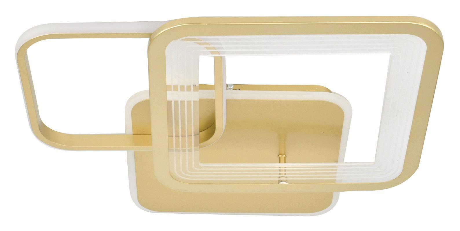 Изображение товара Люстра потолочная светодиодная ESCADA с пультом управления 17 м² золото