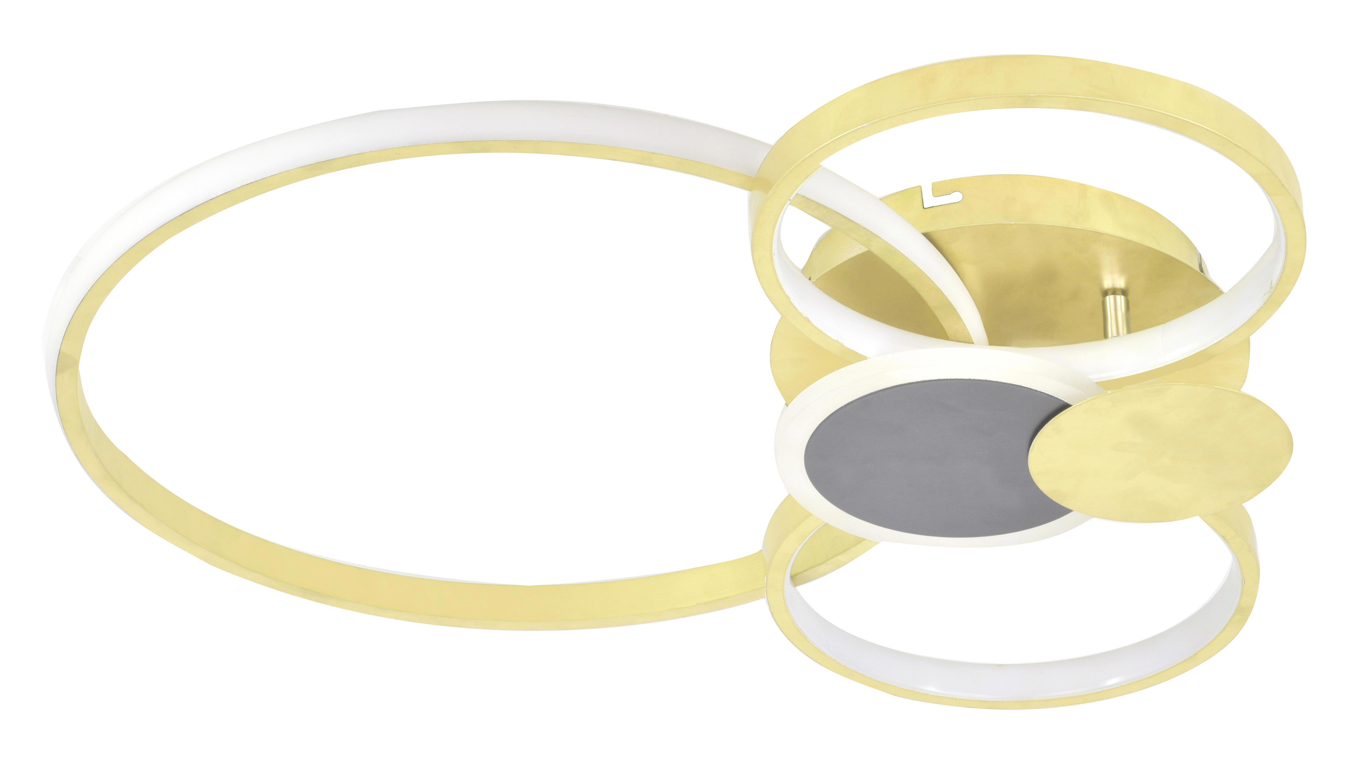 Изображение товара Люстра потолочная светодиодная ESCADA с пультом 15 м² теплый белый золото