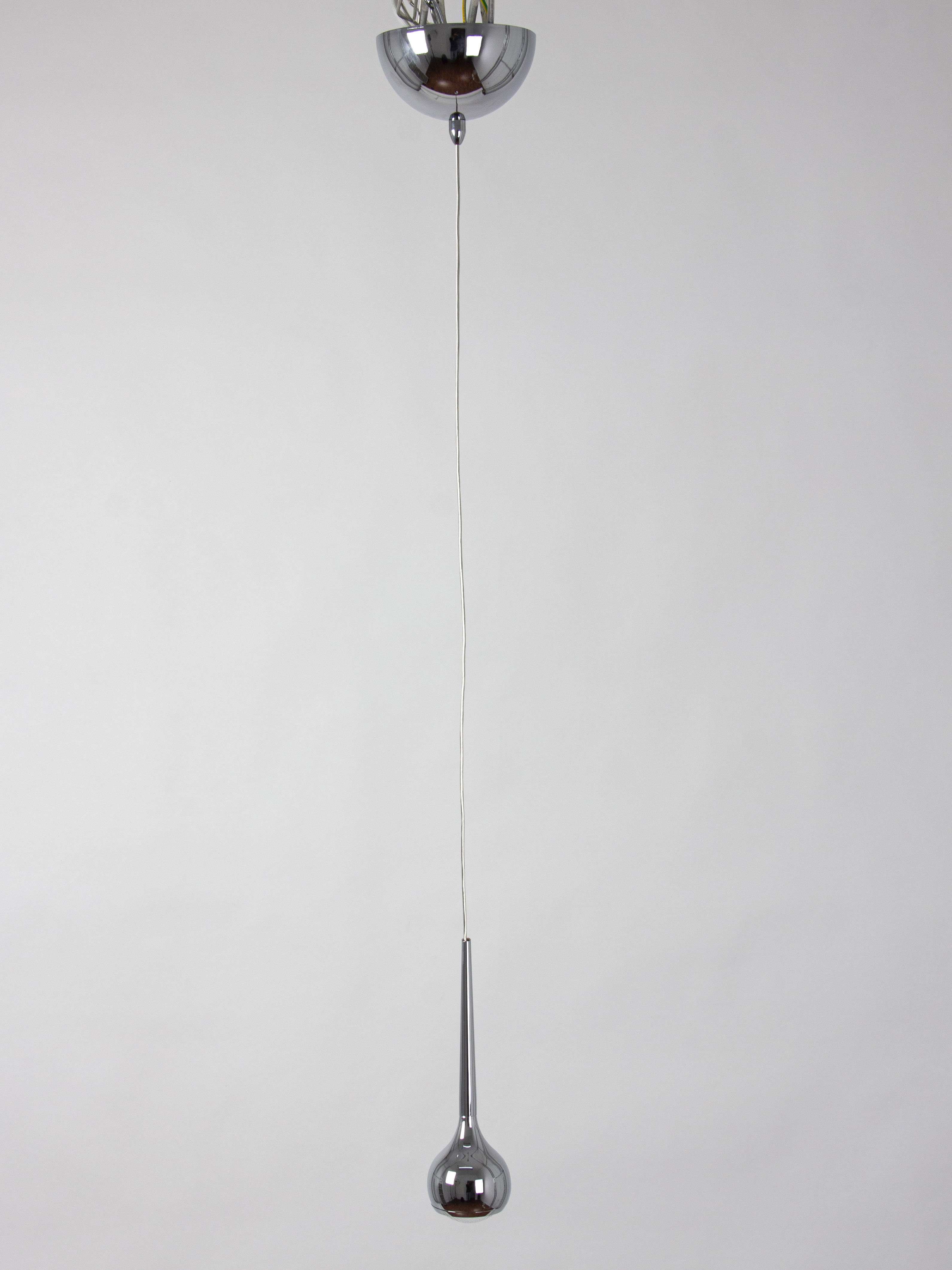 Изображение товара Люстра потолочная светодиодная Abrasax SD749 хром стиль модерн 150 см