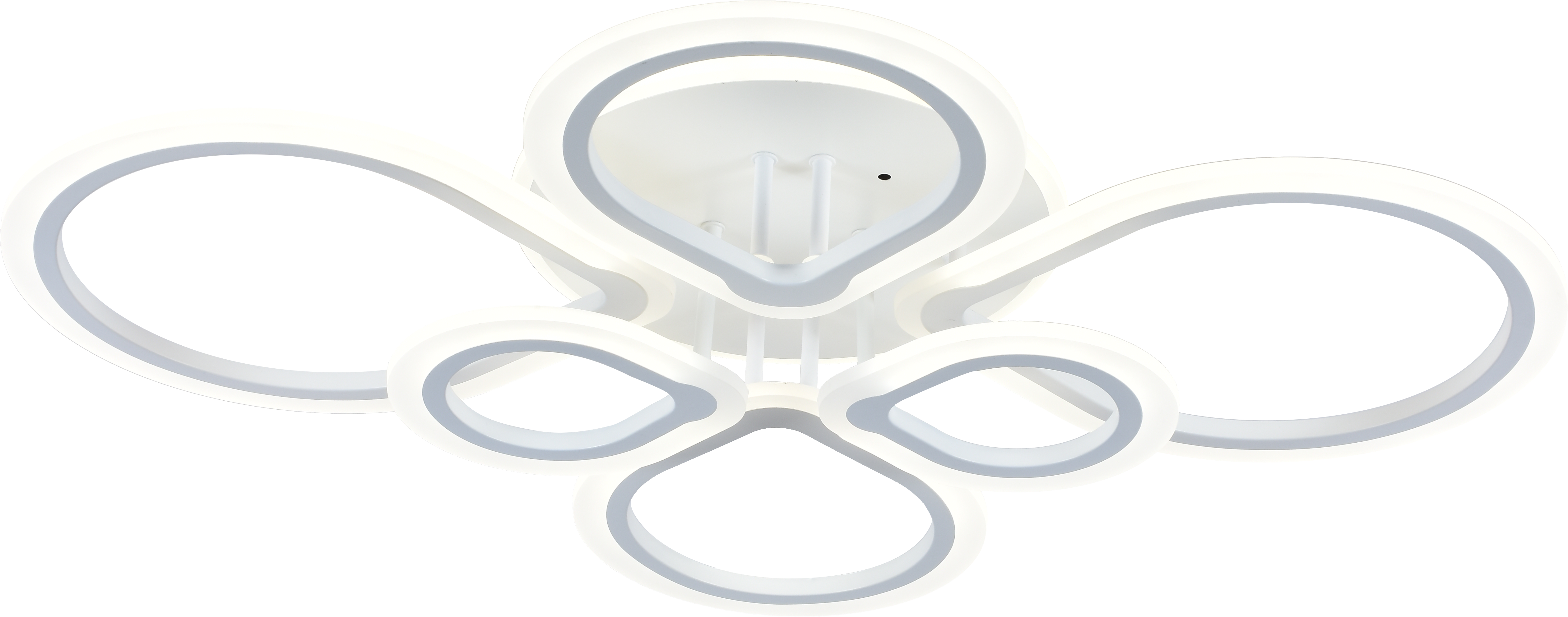 Изображение товара Потолочный светодиодный светильник ESCADA 10217/6LED BL 48 м² с пультом и акриловым плафоном