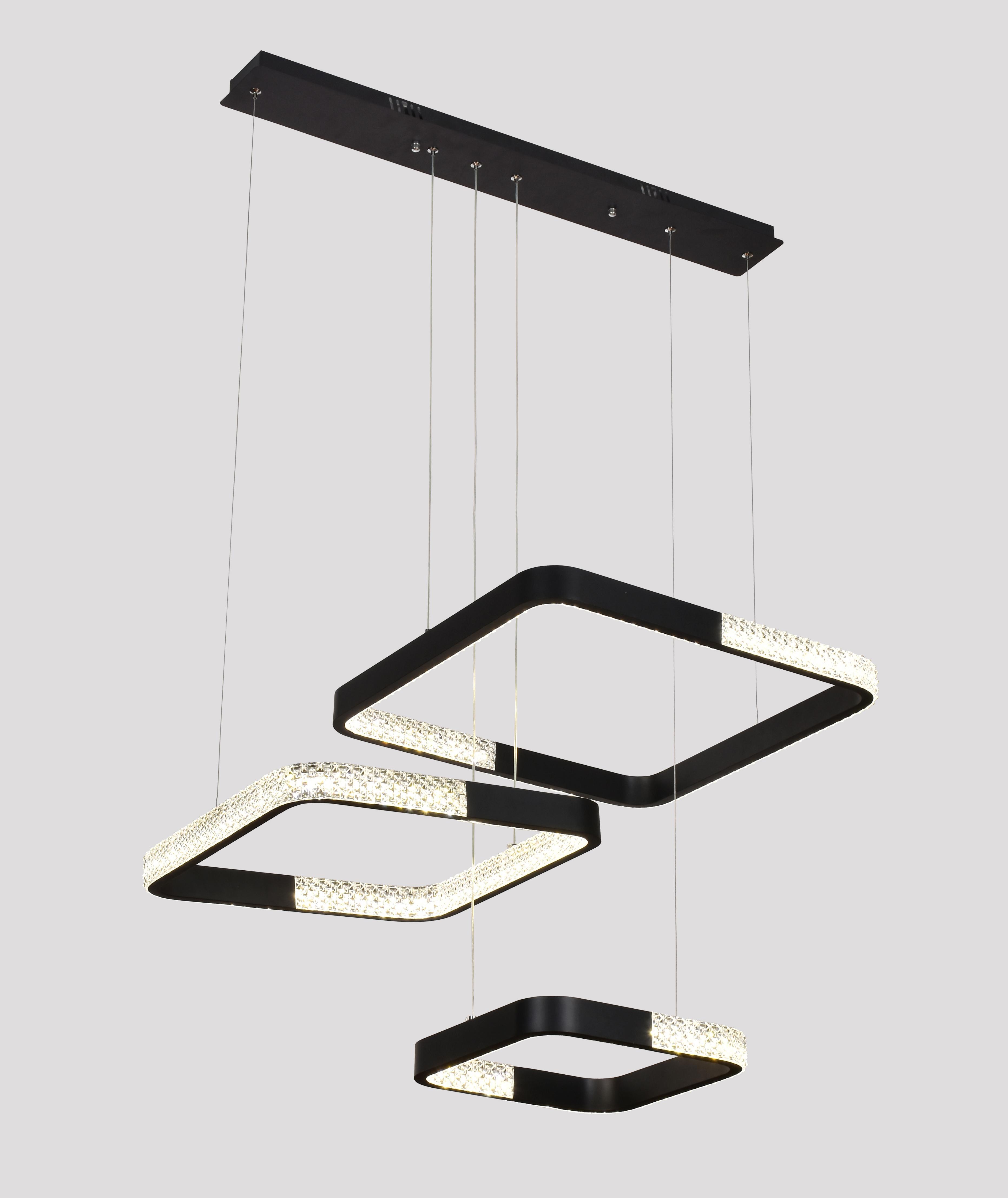 Изображение товара Подвесной светодиодный светильник MODERLI Novas V2894-PL 16 м² черный LED