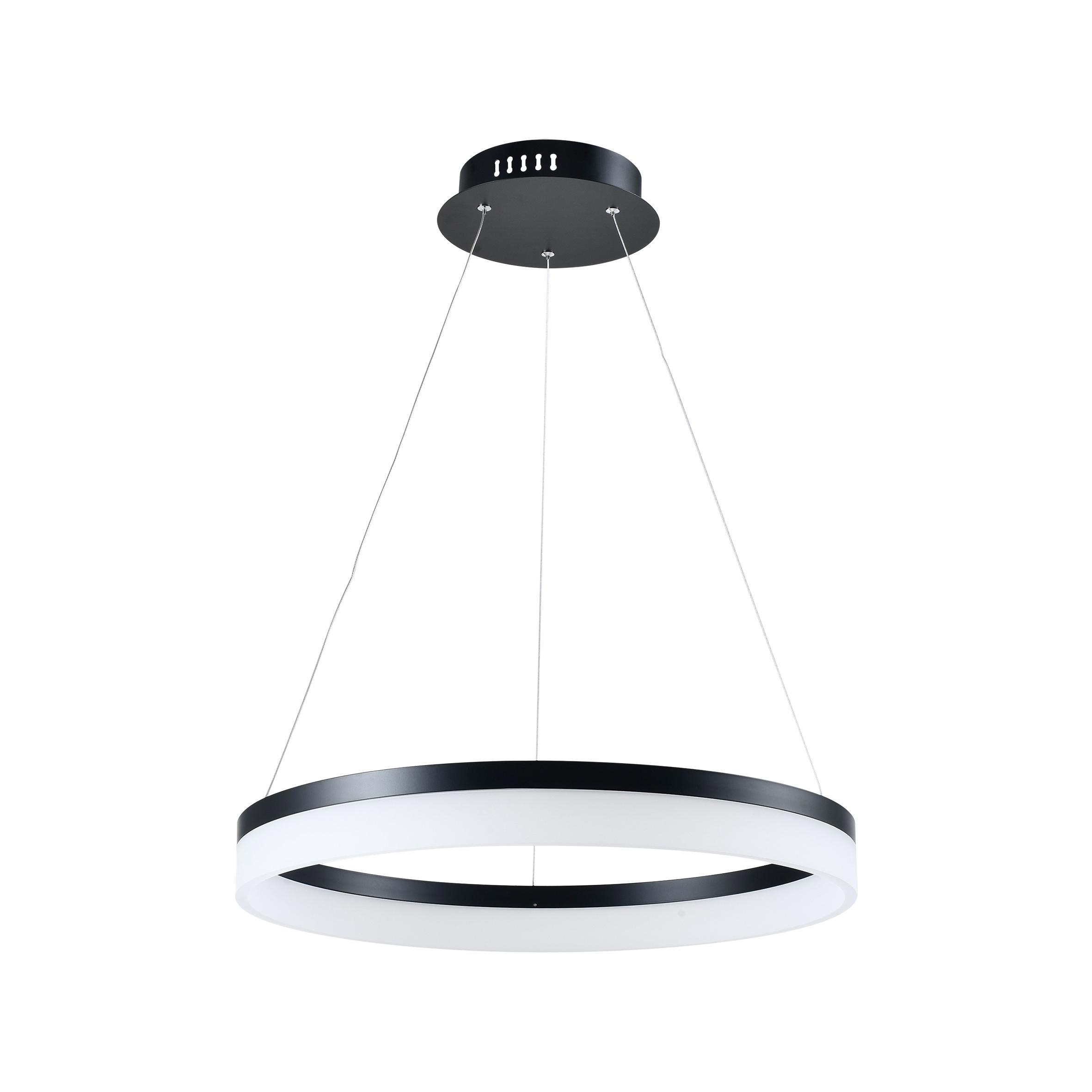 Изображение товара Люстра подвесная светодиодная MODERLI Spectra 16 м² нейтральный белый свет цвет черный