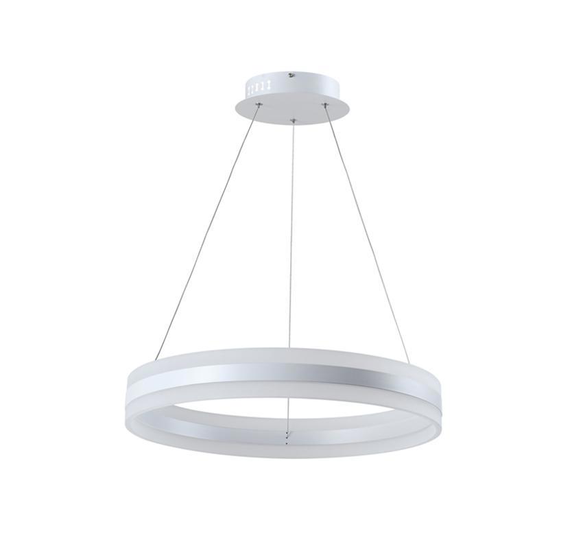 Изображение товара Люстра подвесная светодиодная MODERLI Strips 14 м² нейтральный белый свет цвет белый