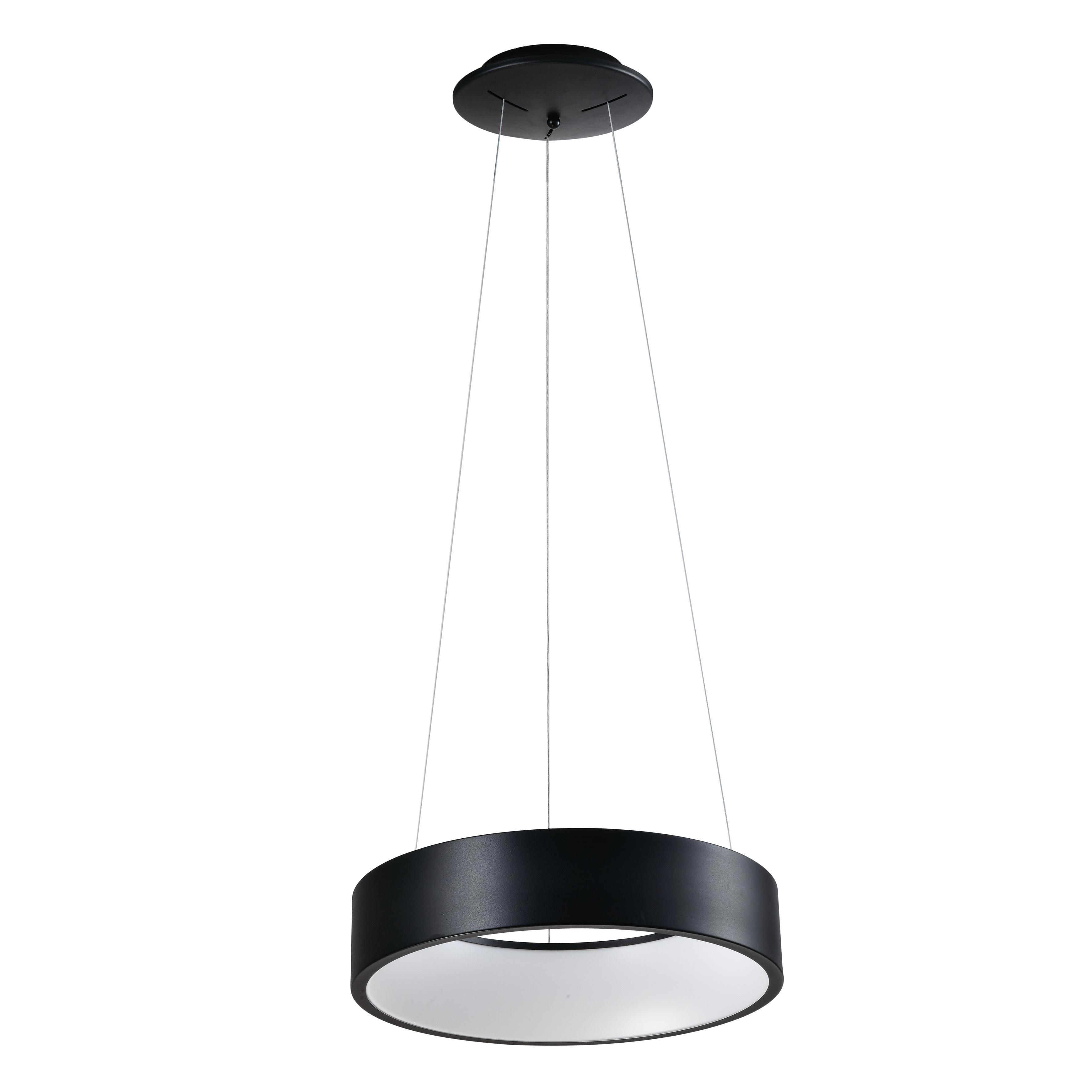 Изображение товара Люстра подвесная светодиодная MODERLI Piero 14 м² нейтральный белый свет цвет черный