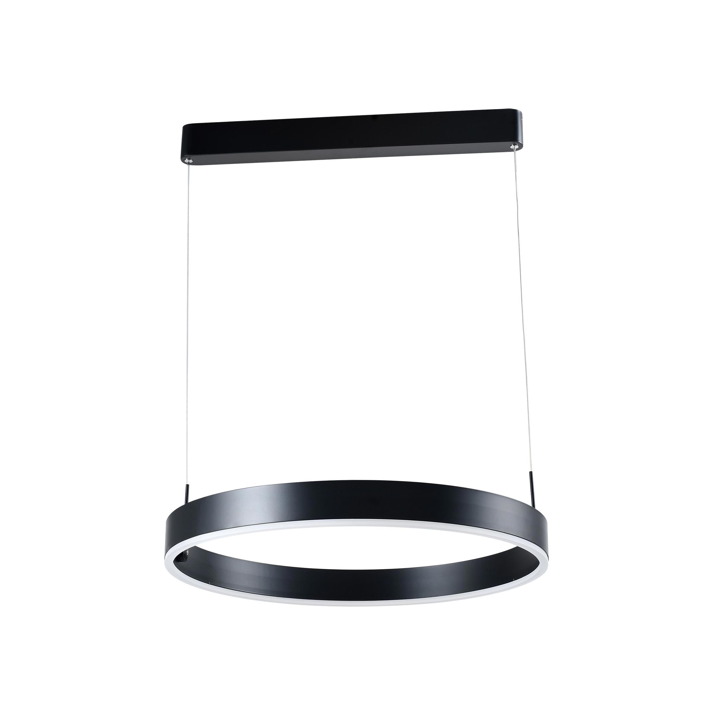 Изображение товара Светильник подвесной светодиодный MODERLI Straight 16 м² нейтральный белый свет цвет черный