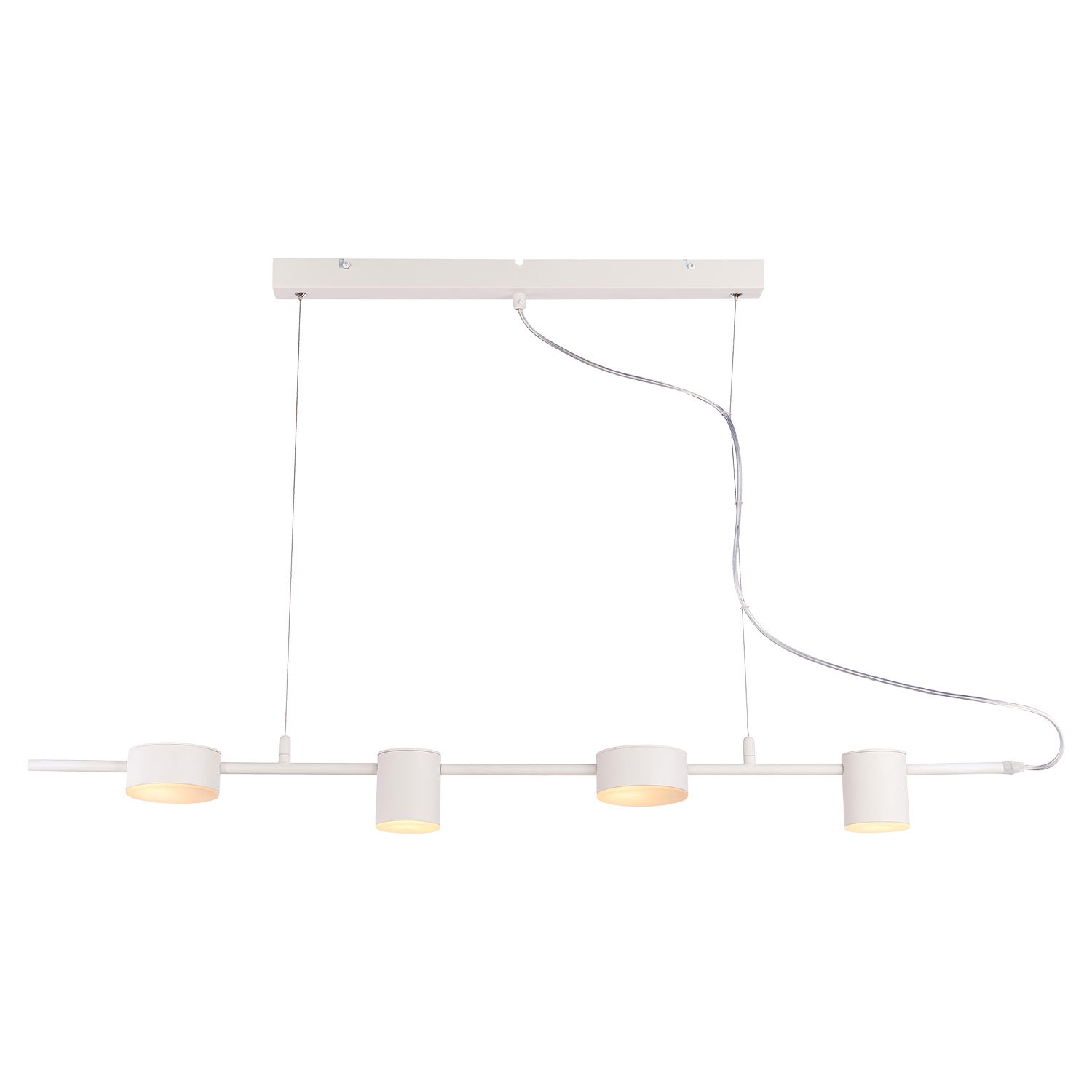 Изображение товара Светильник подвесной светодиодный LUSSOLE LSP-8153 7 м² теплый белый свет цвет белый