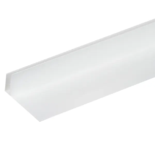 Профиль F-образный 3 м ПВХ 55 мм Т8/10 мм белый