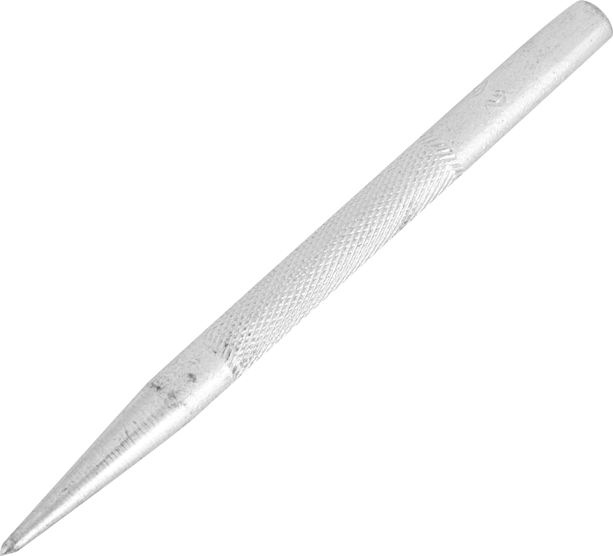 Изображение товара Цинковый кернер 2x110 мм с насечками для размечания металла и твердых материалов