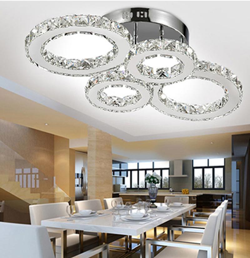 Изображение товара Светодиодная люстра MODERLI Luna 36W хром нейтральный белый свет современный дизайн для кухни