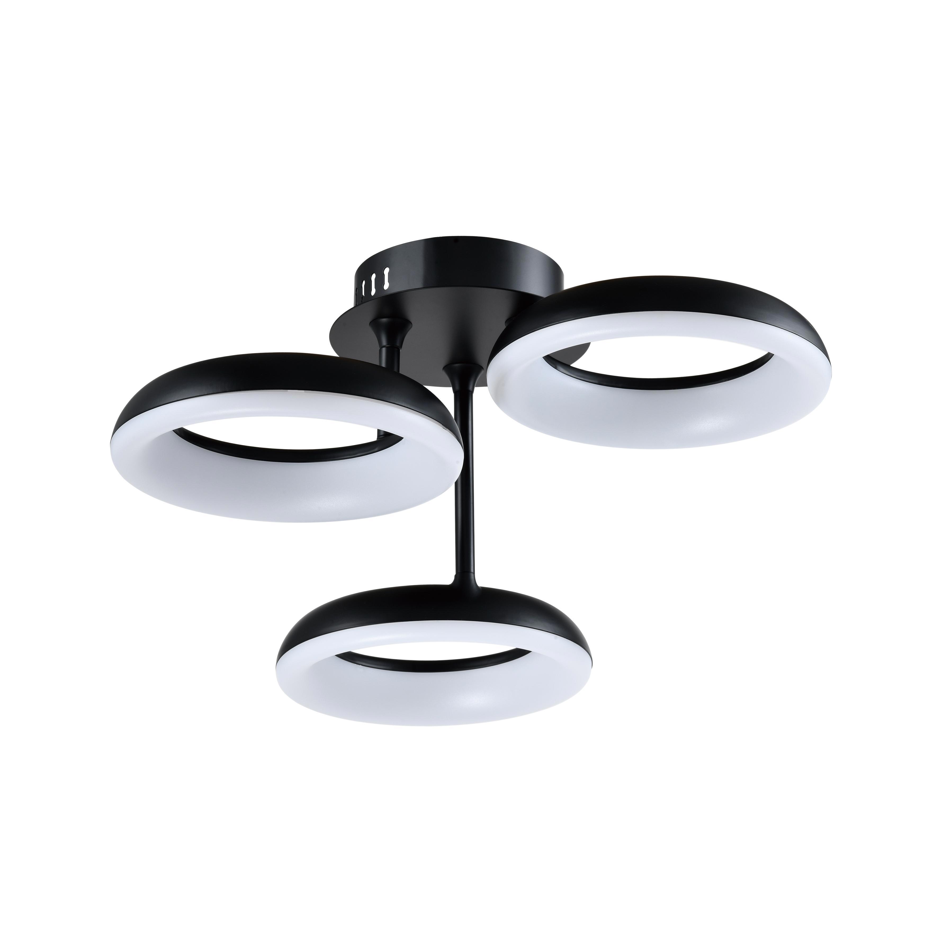 Изображение товара Люстра потолочная MODERLI Smooth 27W черный нейтральный белый свет для кухни