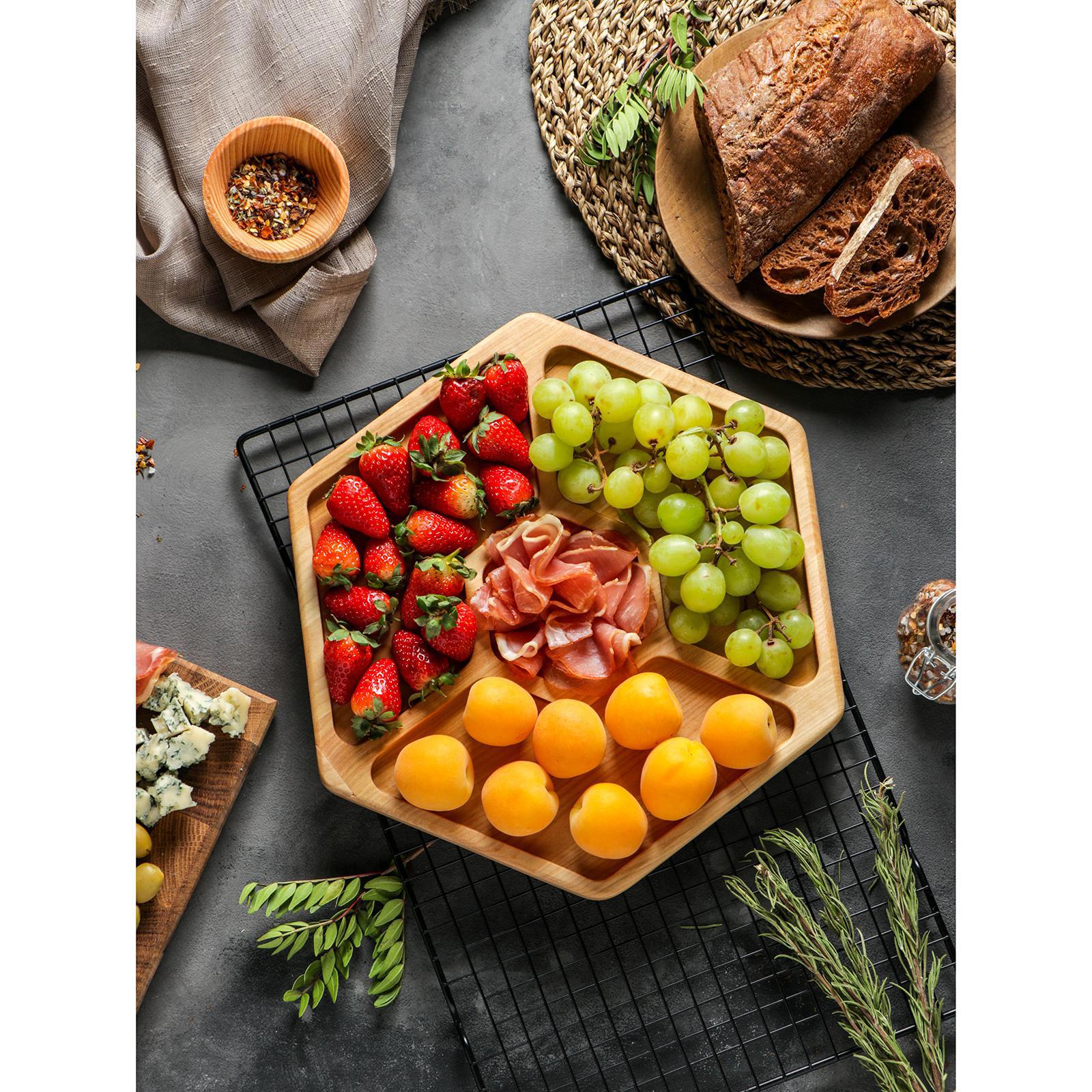 Изображение товара Менажница Доляна Ромб 27×27 см 4 секции береза