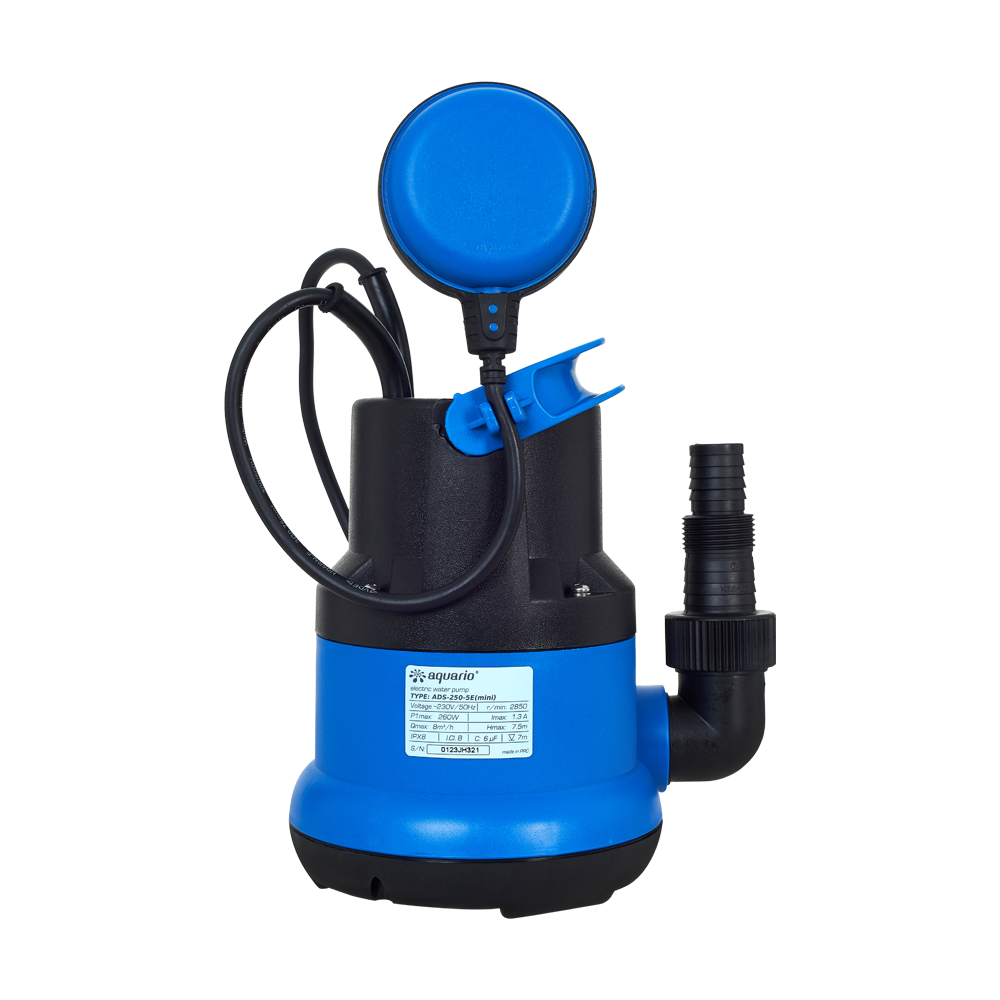 Изображение товара Aquario 1250 — погружной насос для чистой воды, 6000 л/ч, 5 м подъема