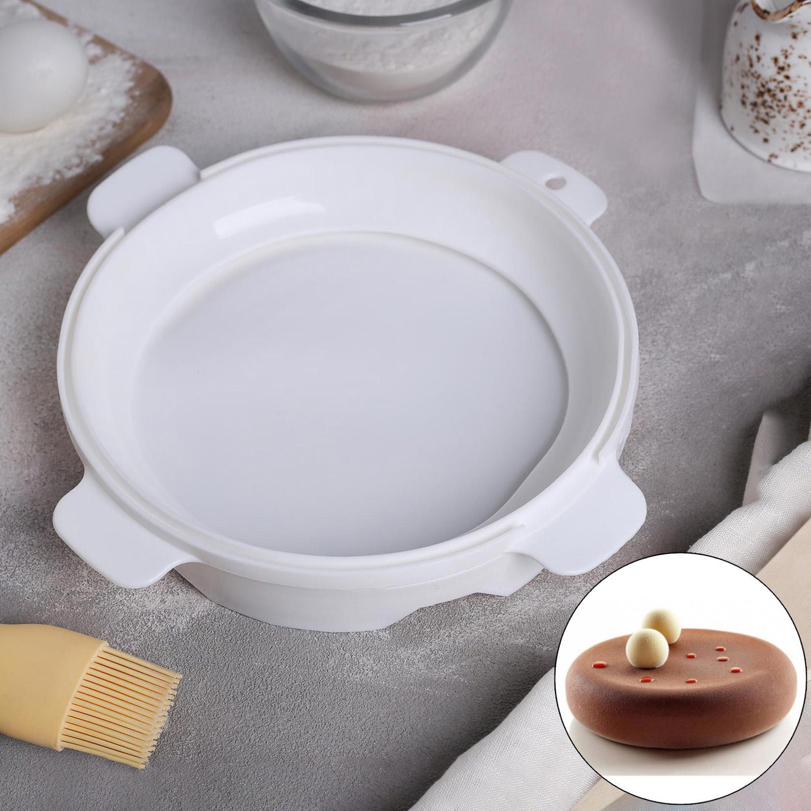 Изображение товара Форма для муссовых десертов и выпечки Круг 23.5×23.5 см силиконовая белая SIMALAND