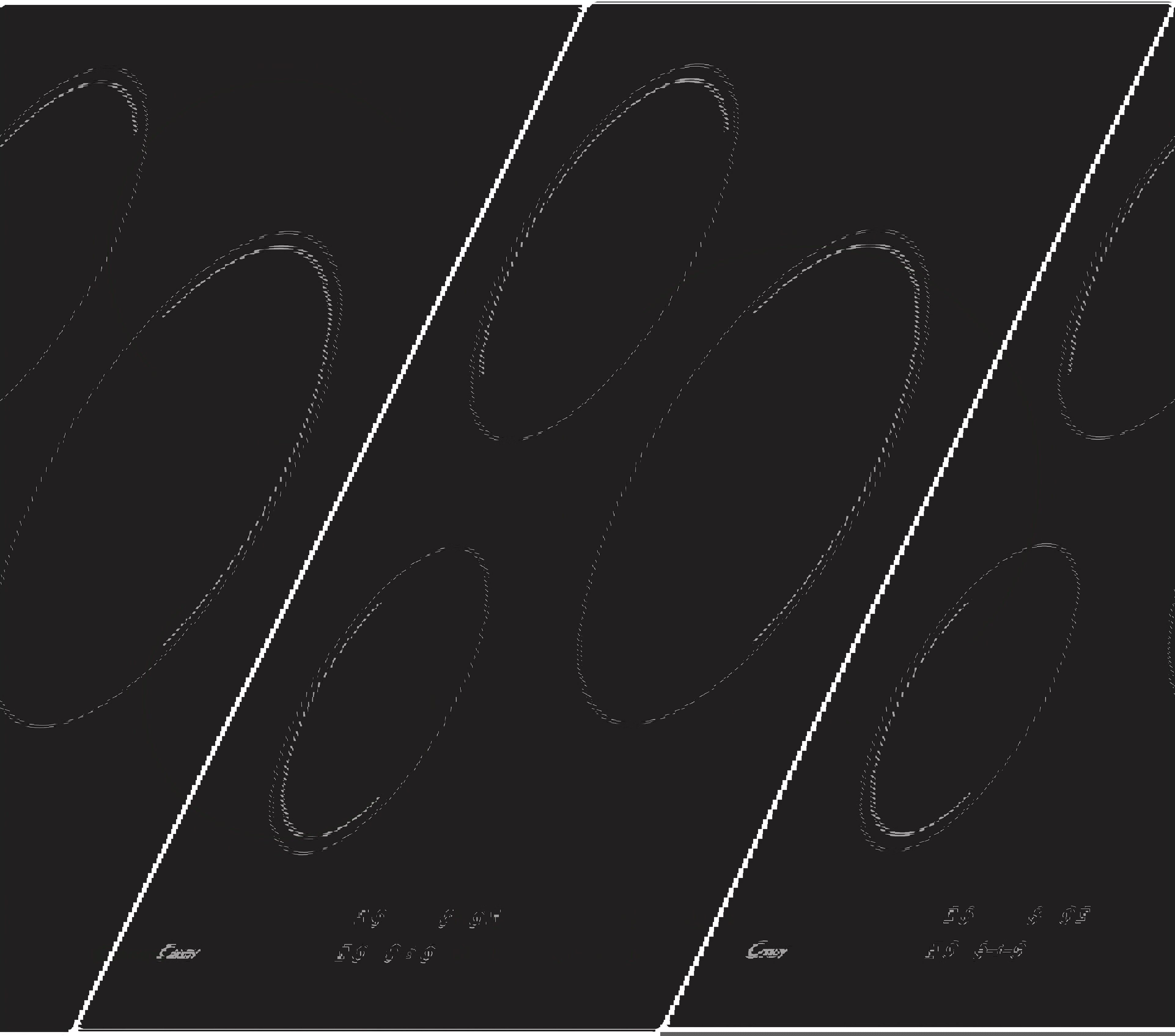 Изображение товара Электрическая варочная панель Candy CH63CT 3 конфорки 59 см черный