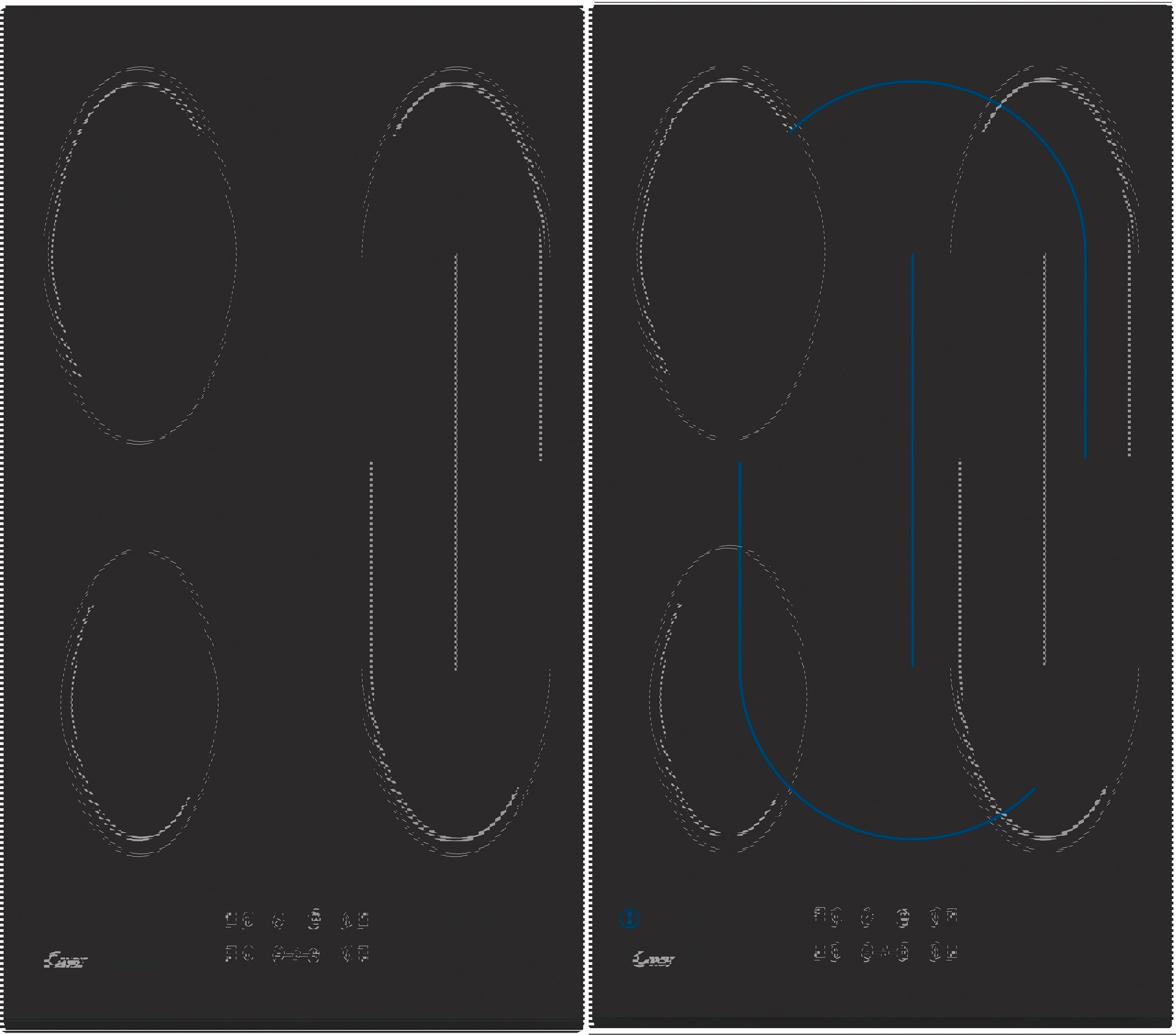 Изображение товара Электрическая варочная панель Candy CH 64 BVT 59 см 4 конфорки цвет черный