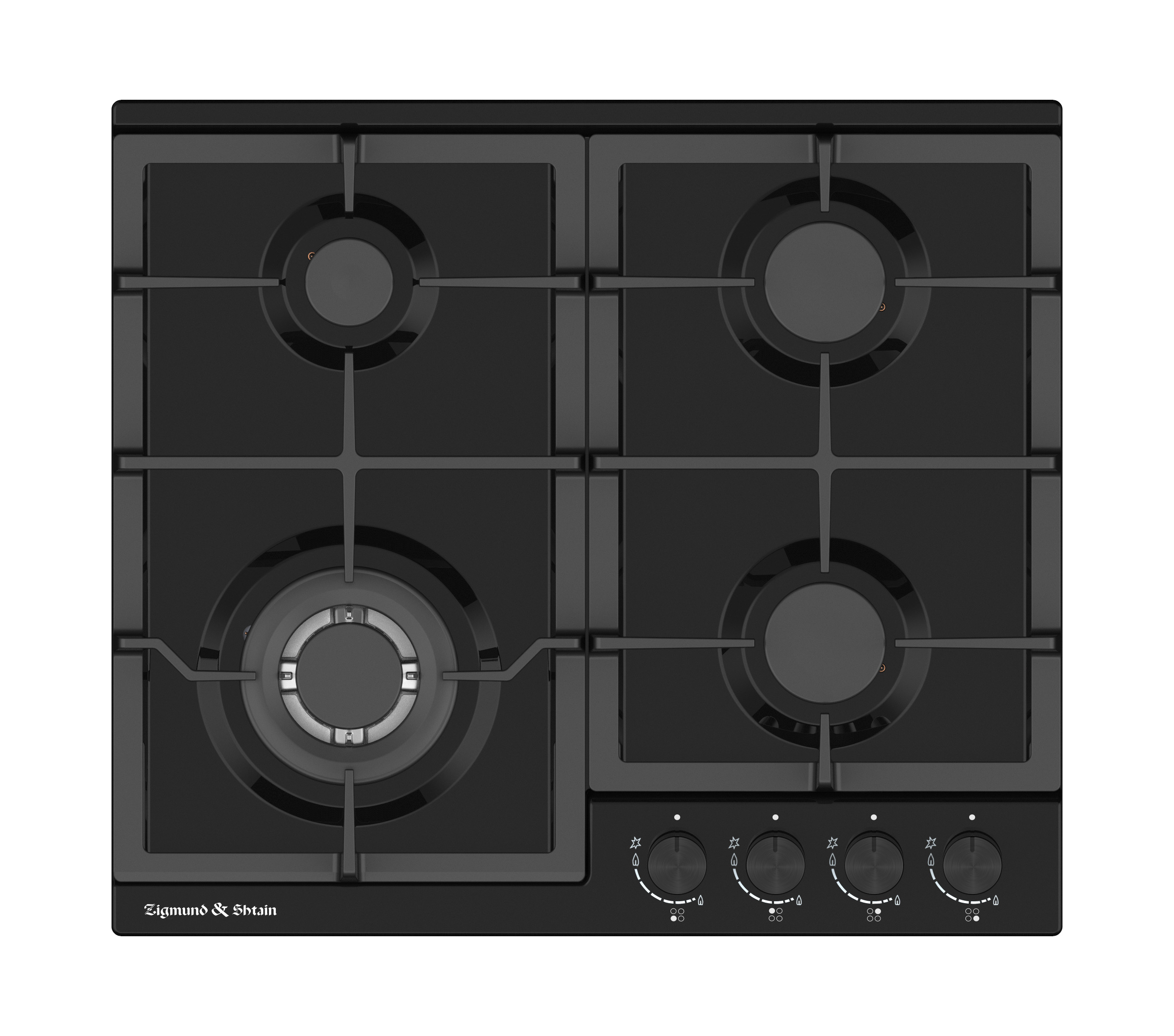 Изображение товара Газовая варочная панель Zigmund & Shtain G 14.6 4 конфорки черный