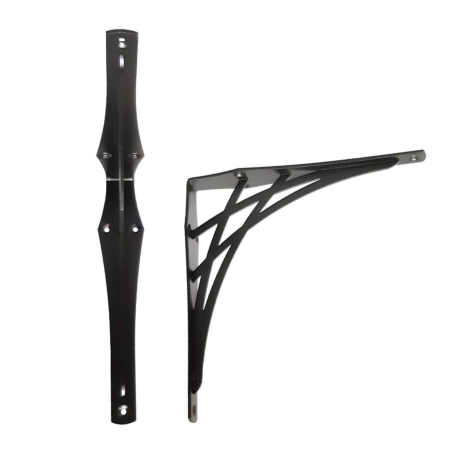 Изображение товара Кронштейн Балтик 200 20x20 см черный для полок и консолей