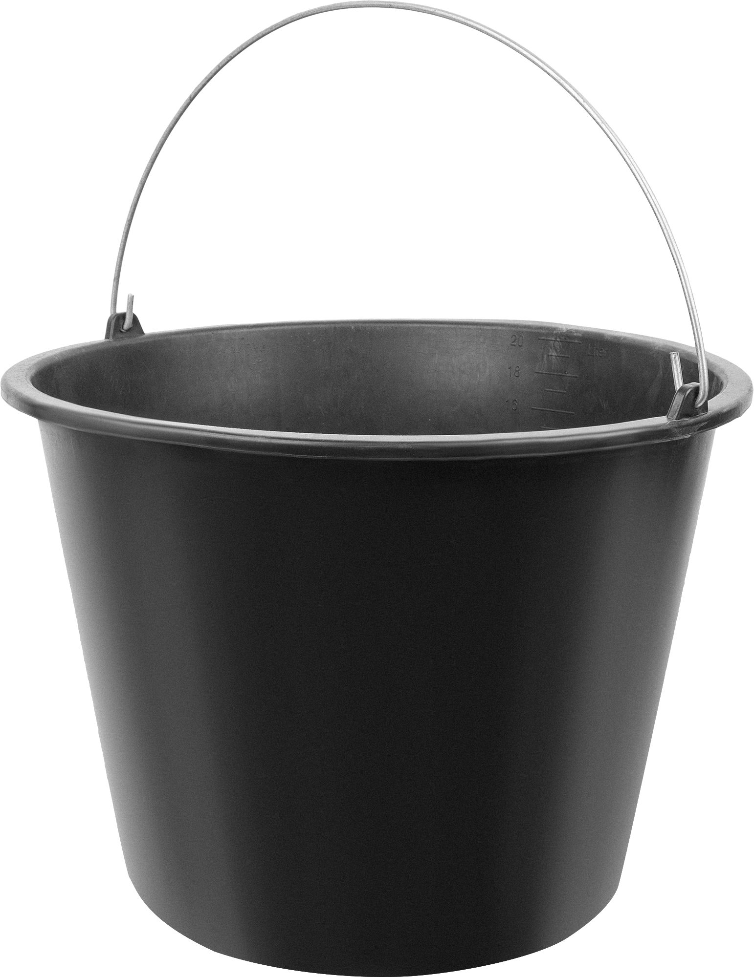 Изображение товара Ведро строительное ВС20 20 л из пластика с металлической ручкой