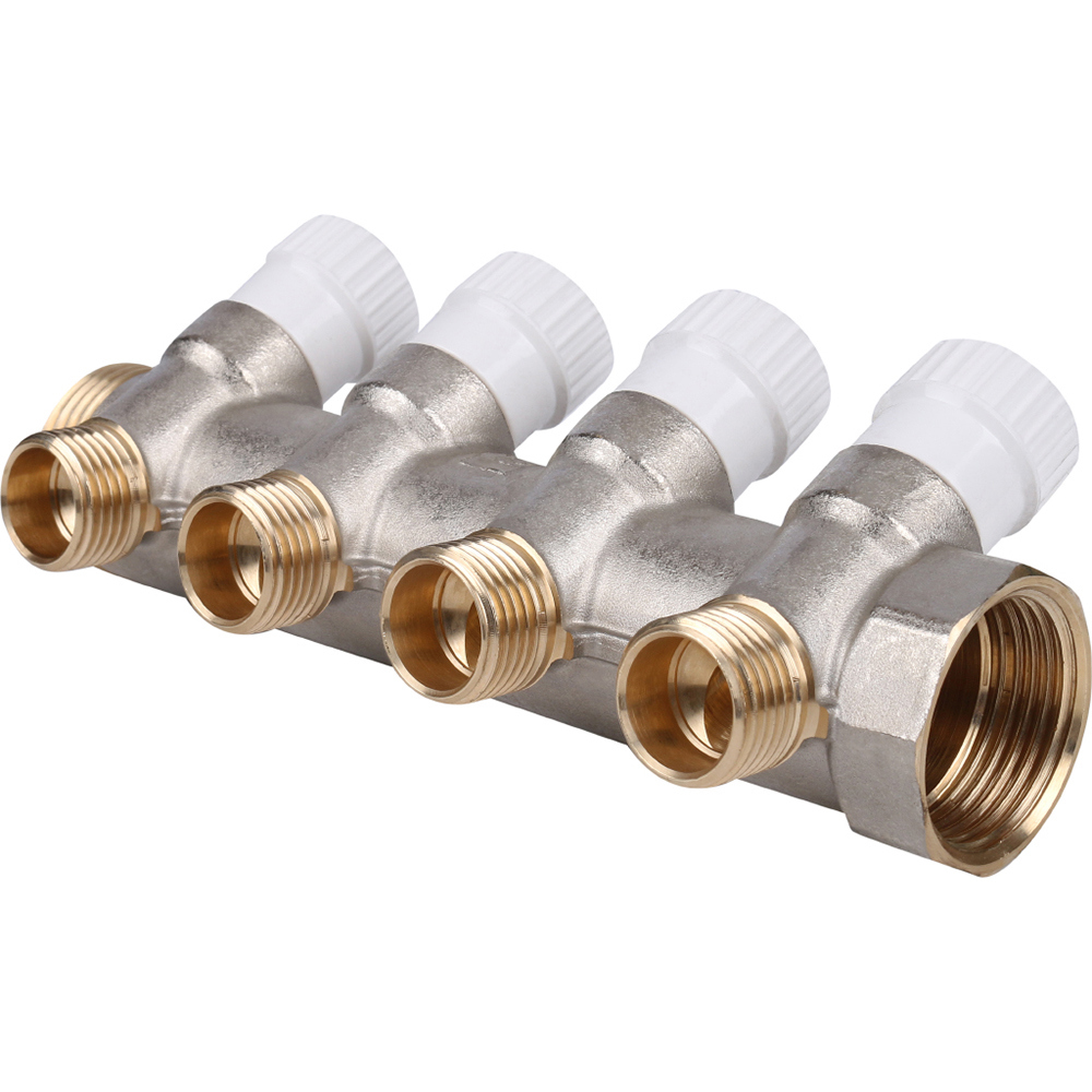 Изображение товара Коллектор распределительный STOUT 1" 4 отводов 1/2"