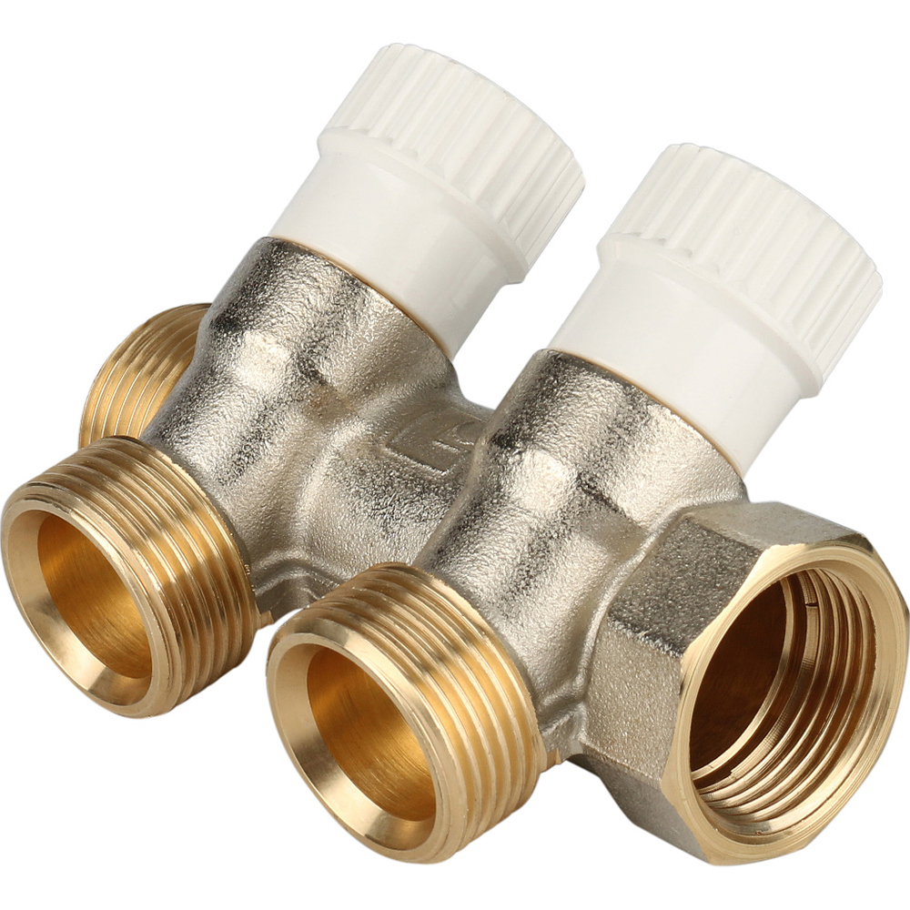 Изображение товара Коллектор распределительный Stout 1" 2 отвода 3/4"