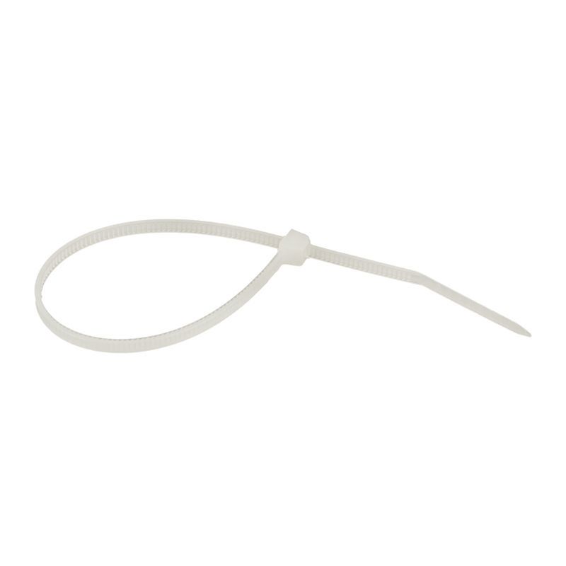 Изображение товара EKF Basic 2.5x150 белые нейлоновые стяжки 100 шт