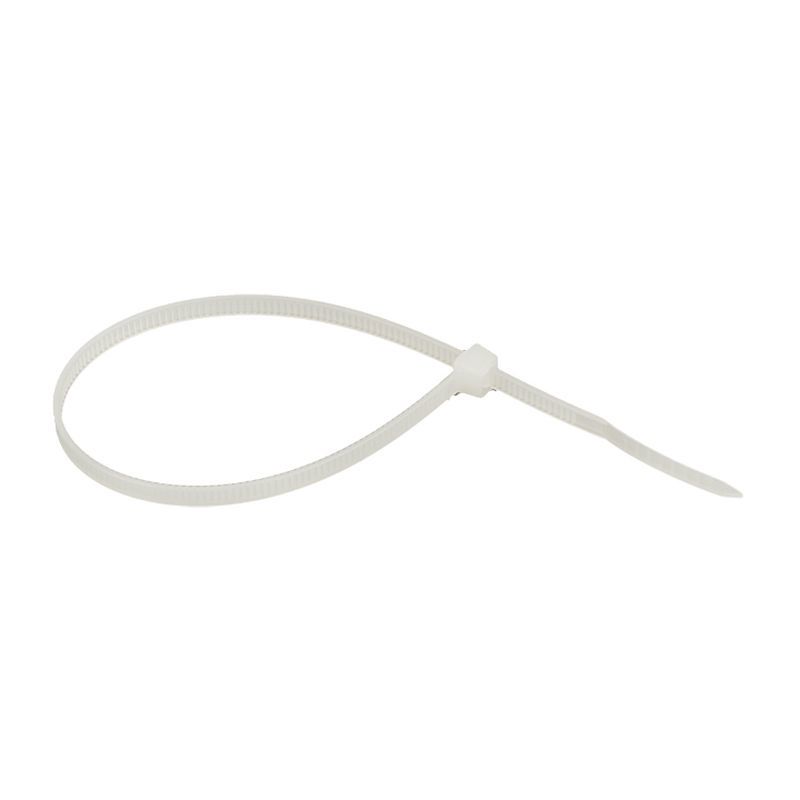 Изображение товара Кабельная стяжка EKF Basic 3.6x200 мм нейлон цвет белый 100 шт.