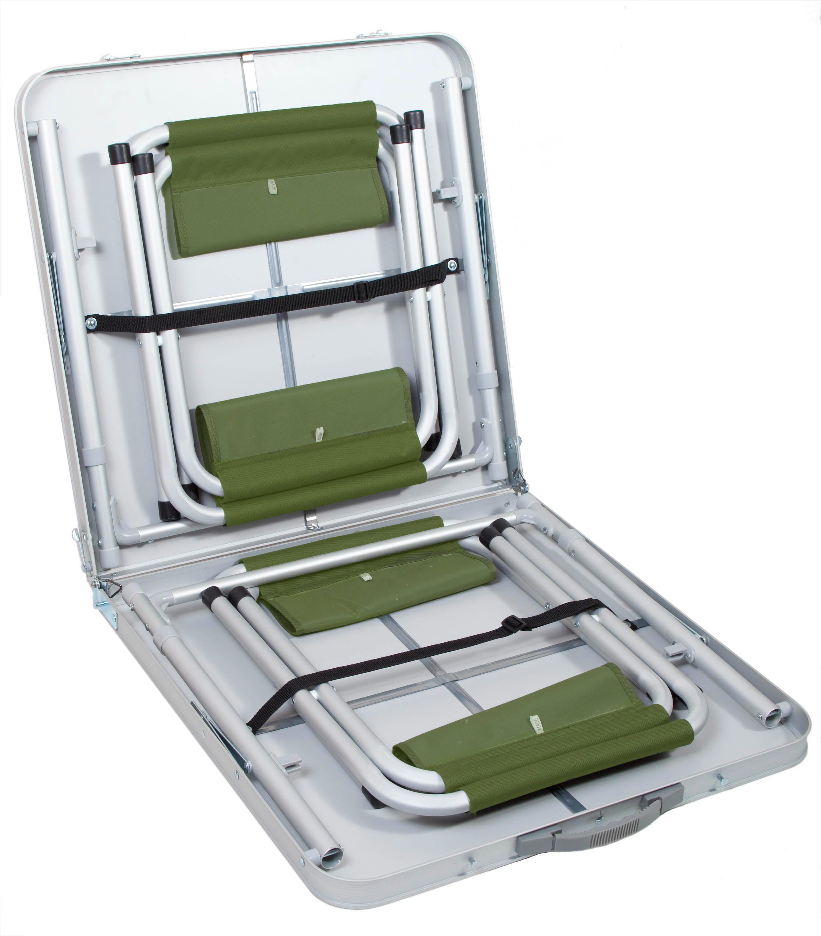 Изображение товара Комплект складной мебели Jungle Camp 70740 Event 120 Green для кемпинга и отдыха