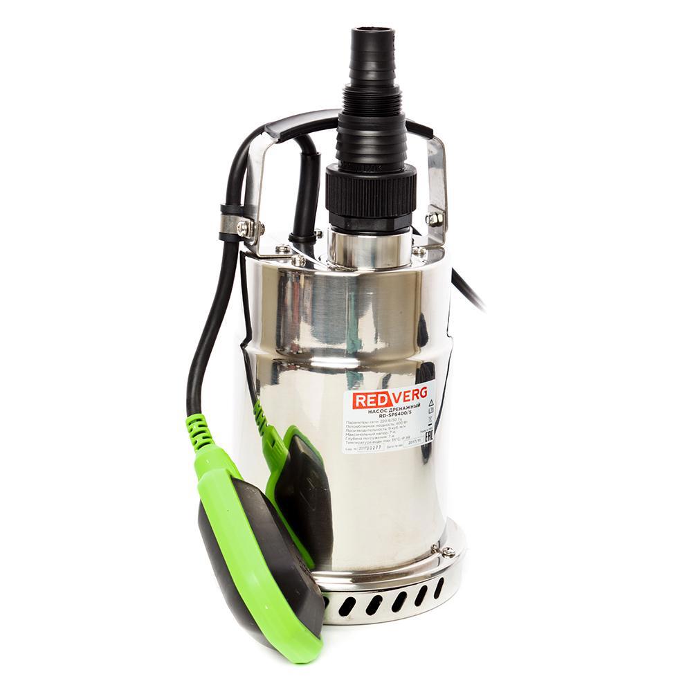 Изображение товара Насос погружной дренажный Redverg Rd-sps4005 для чистой воды расход 9000 л/ч