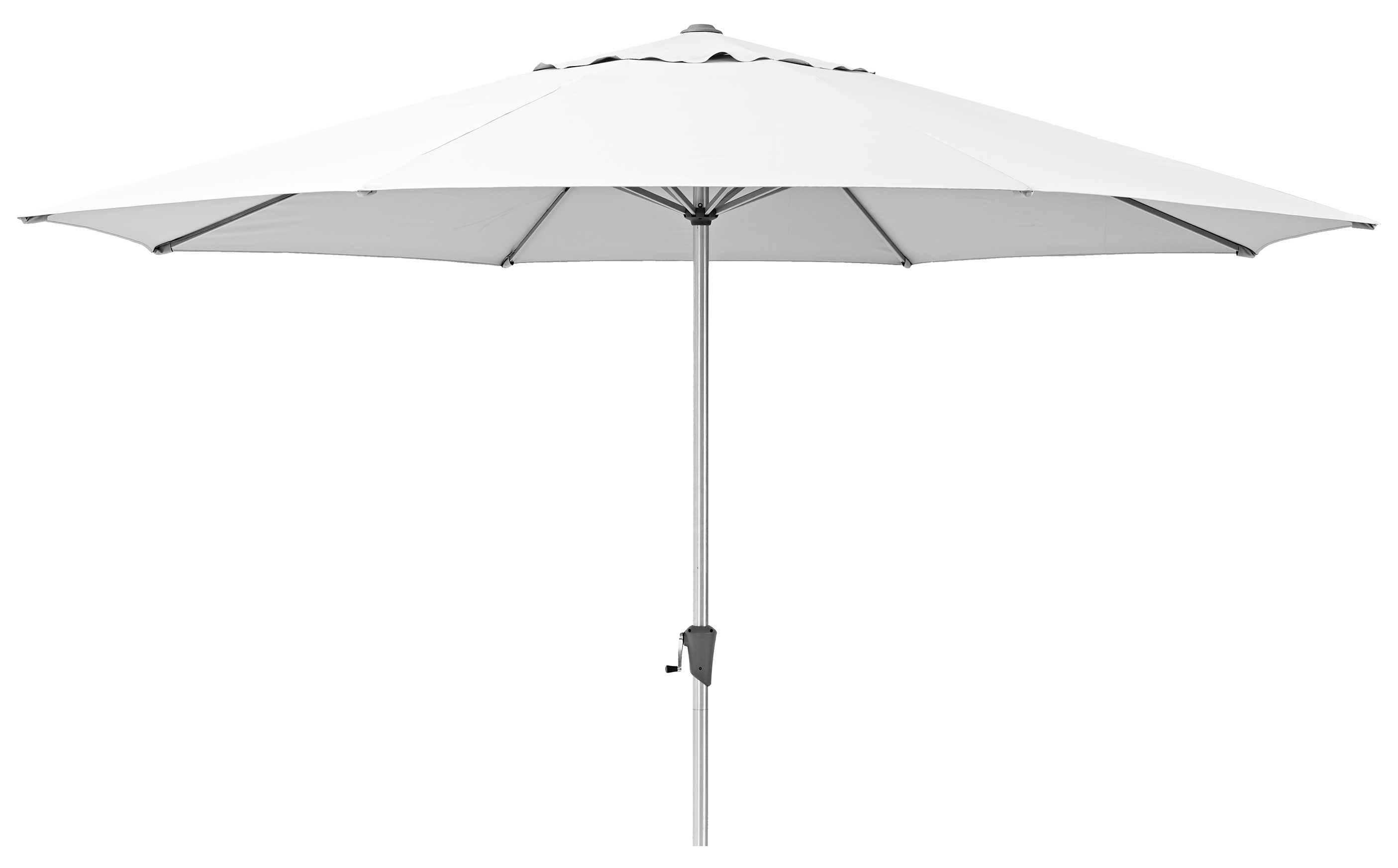 Изображение товара Зонт садовый Naterial Aura ø 400 см белый с алюминием и полиэстером
