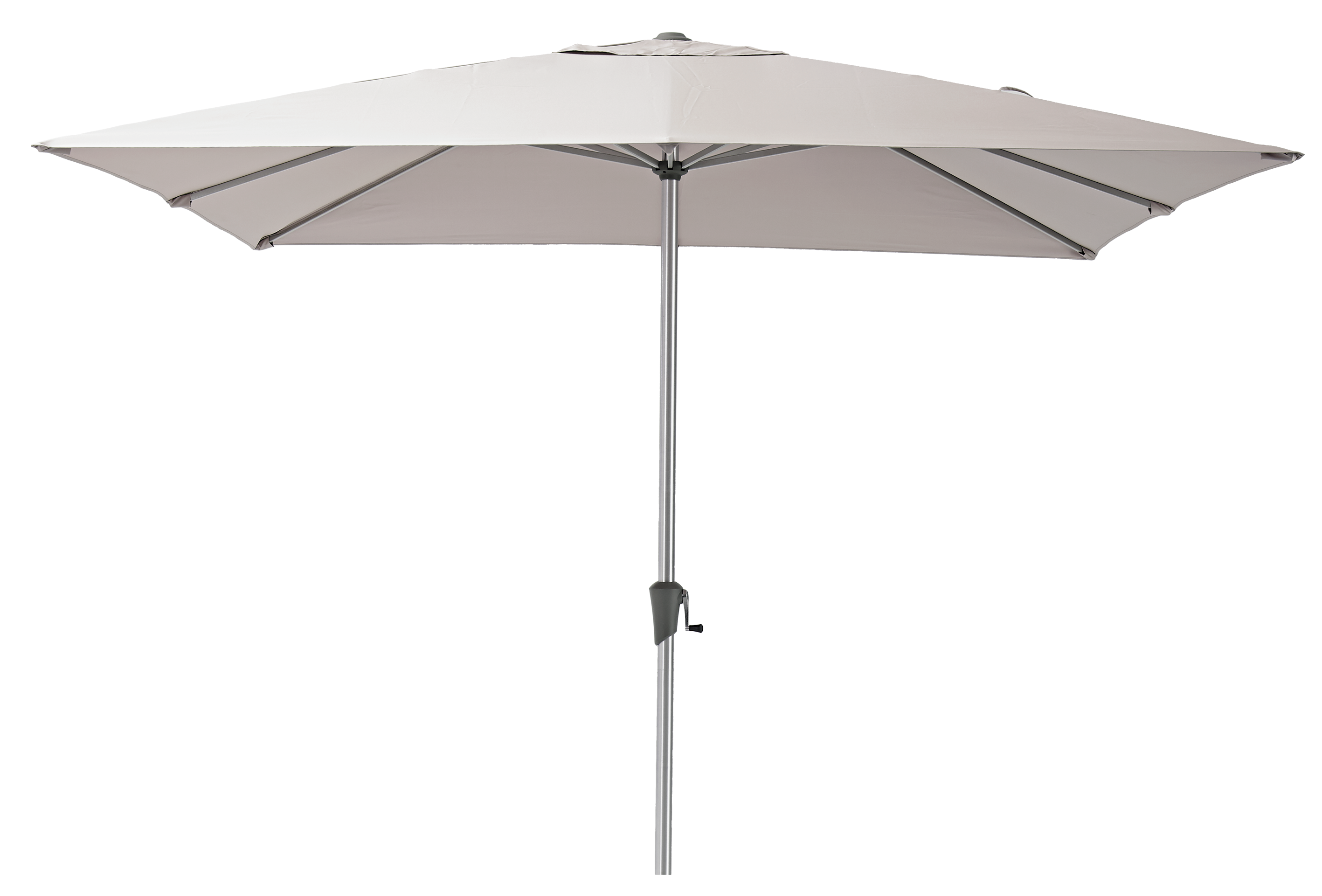 Изображение товара Садовый зонт Naterial Aura 290x290 см серый с центральной опорой