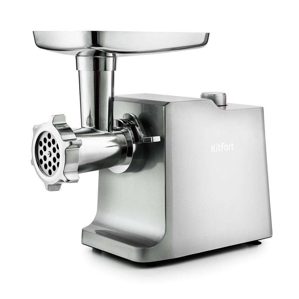 Изображение товара Электрическая мясорубка Kitfort КТ-2108 мощность 1800 Вт корпус металл