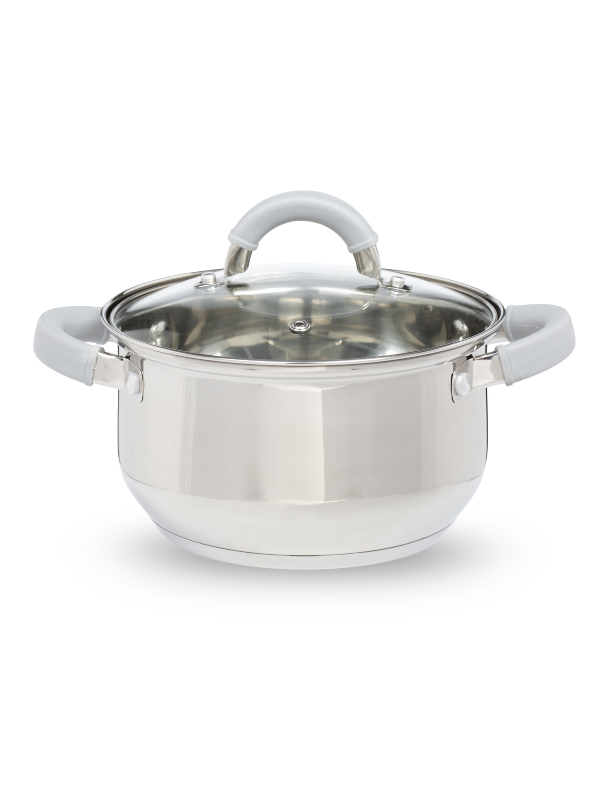 Изображение товара Набор посуды ATTRIBUTE STEEL Moderna 4 предмета из нержавеющей стали для индукционных плит