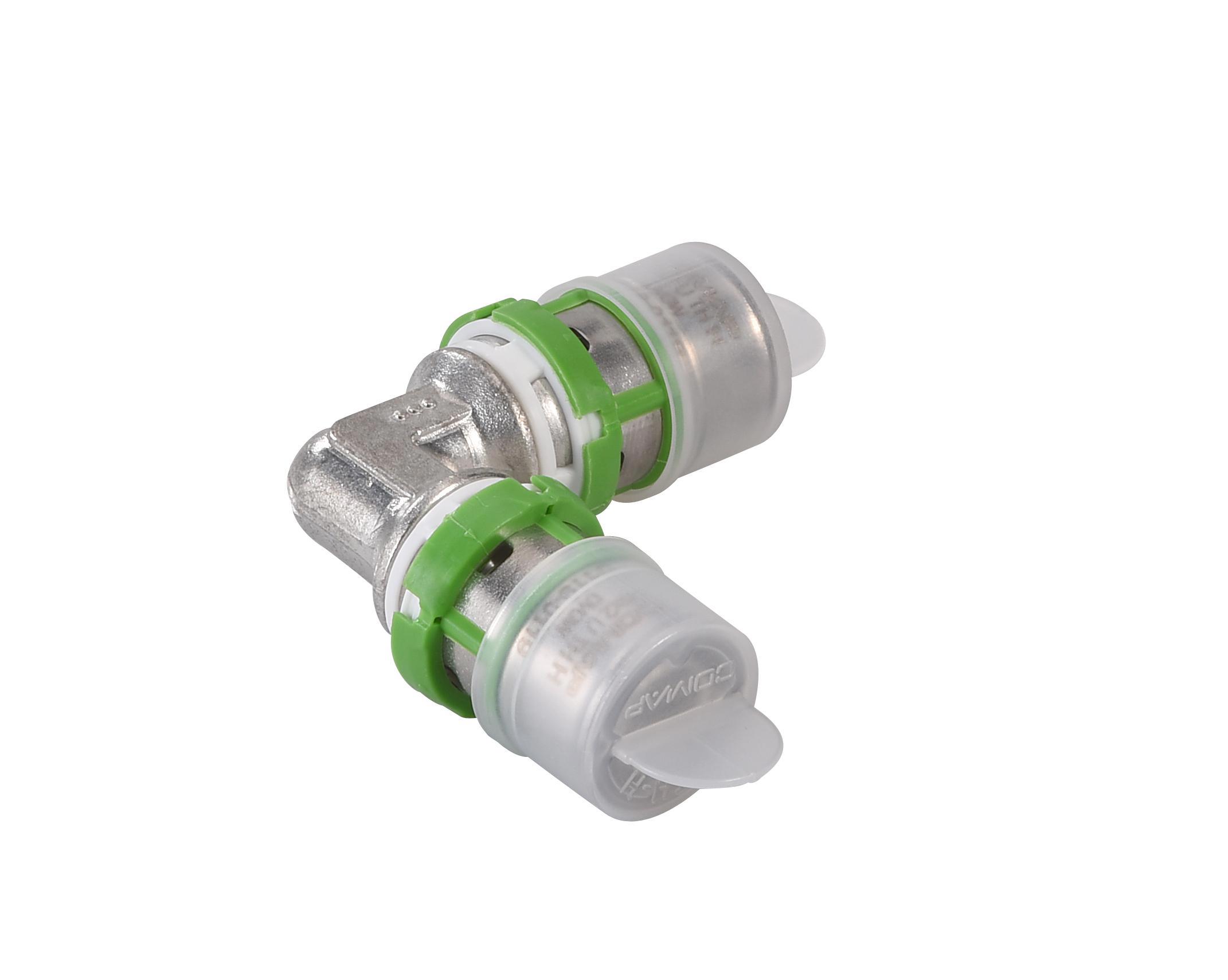 Изображение товара Угол 90° COMAP латунь 32x32 мм для систем отопления и водоснабжения