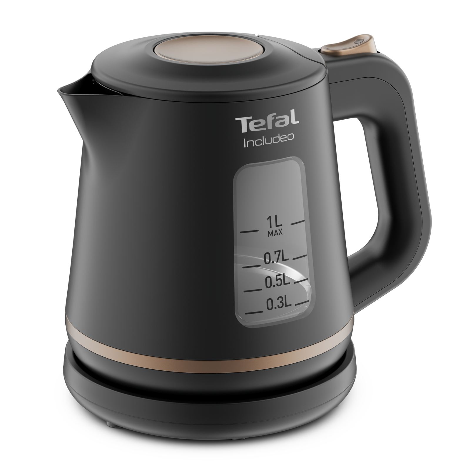 Изображение товара Электрический чайник Tefal 1 л пластик цвет черный KI533811