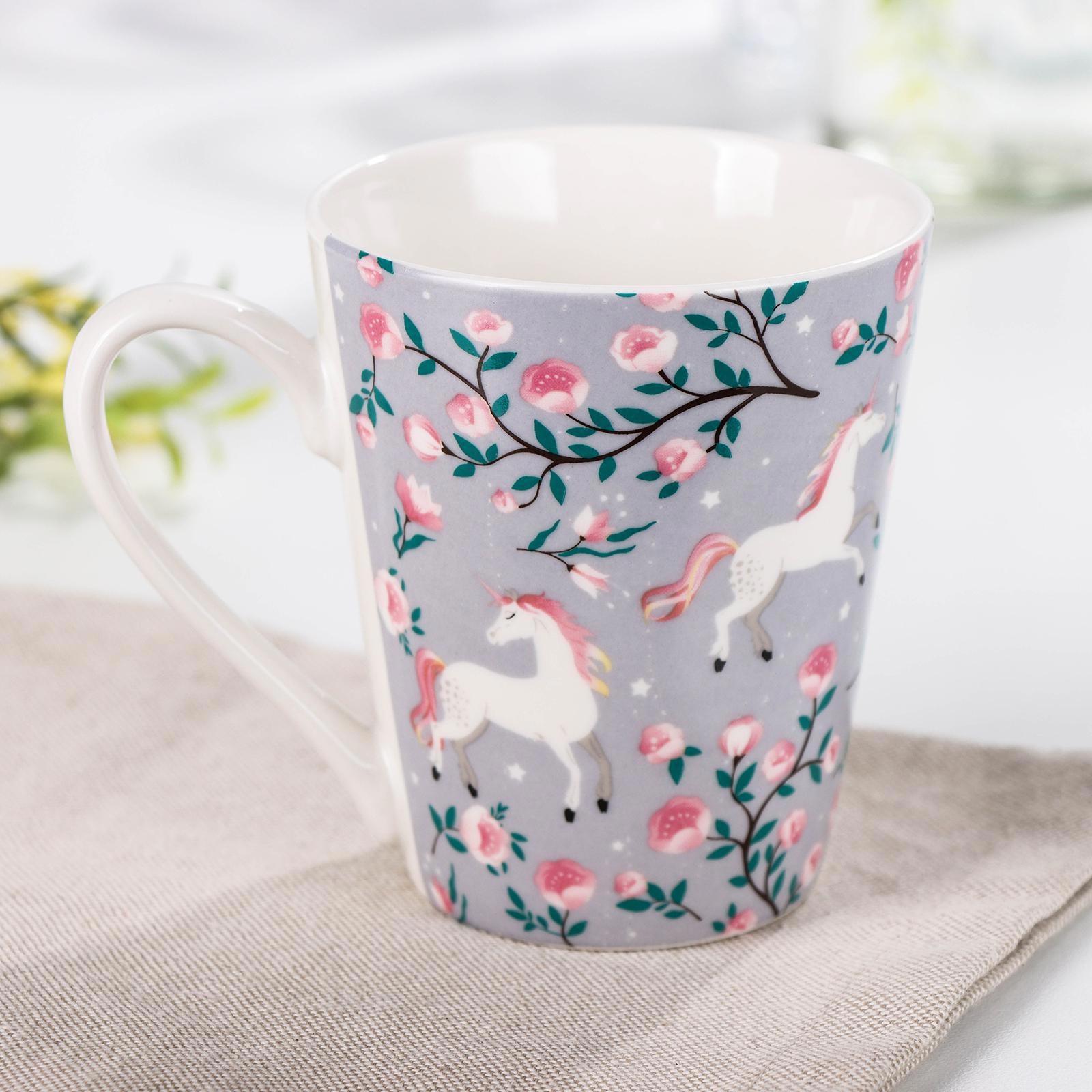Изображение товара Кружка Доляна Единорог 320 мл керамическая с изображением