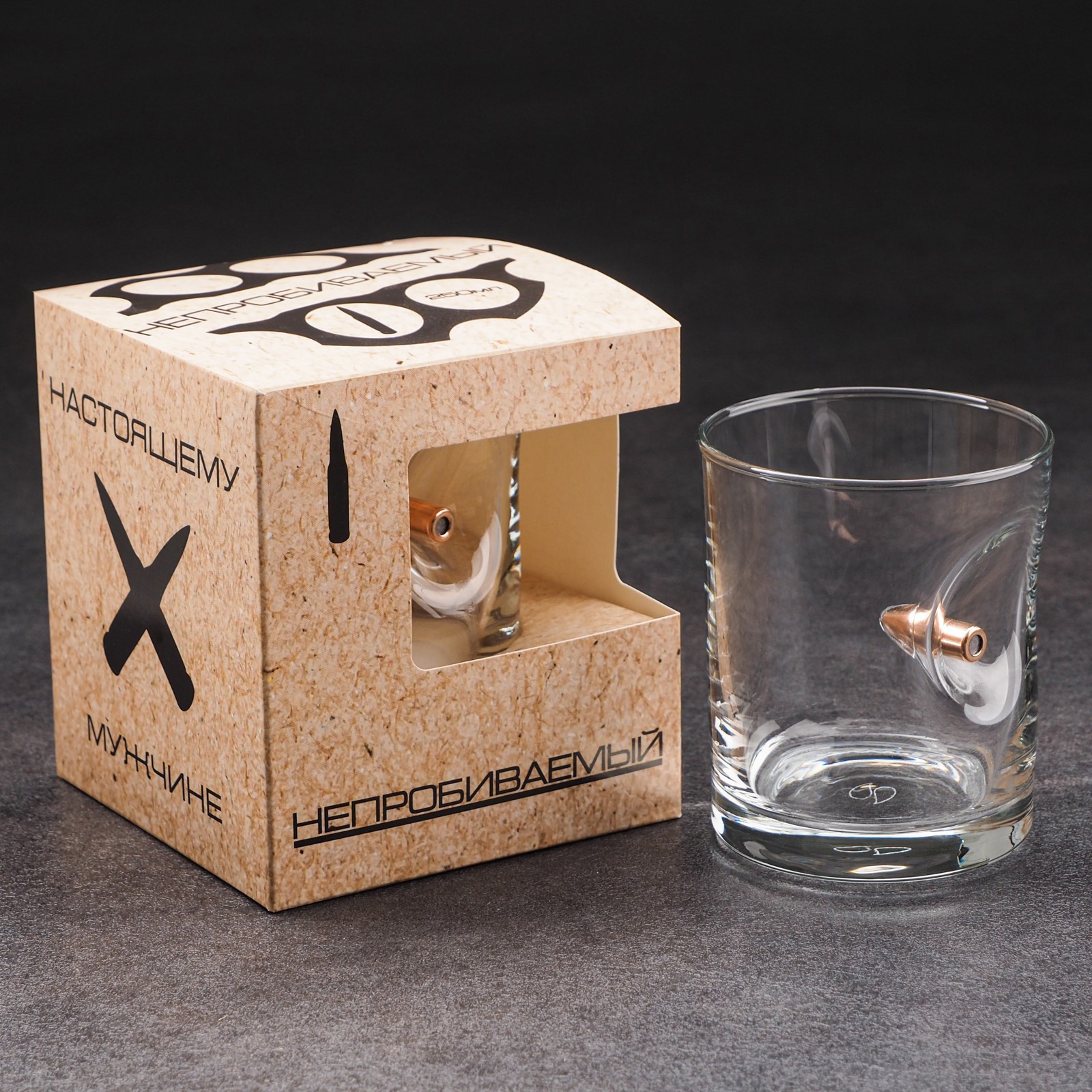 Изображение товара Стакан Simaland Непробиваемый 250 мл для виски и напитков оригинальный дизайн