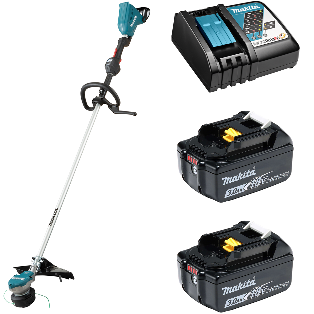 Изображение товара Триммер аккумуляторный Makita DUR368LRF2 18 В АКБ и ЗУ в комплекте