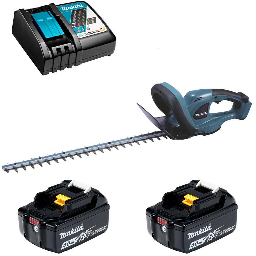 Изображение товара Аккумуляторный кусторез Makita DUH523RM2 18 В 53 см с комплектом батареи и зарядки